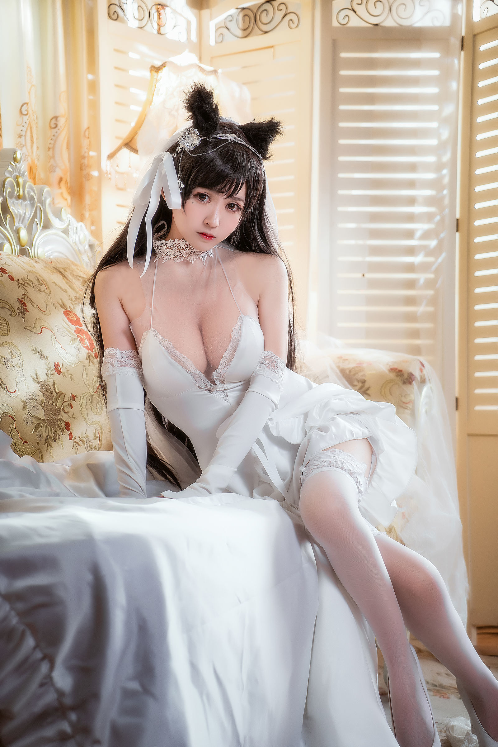 [萝莉COS] 鳗鱼霏儿 – 碧蓝航线 爱宕 [23P] - 秀人网免费无水印在线套图写真