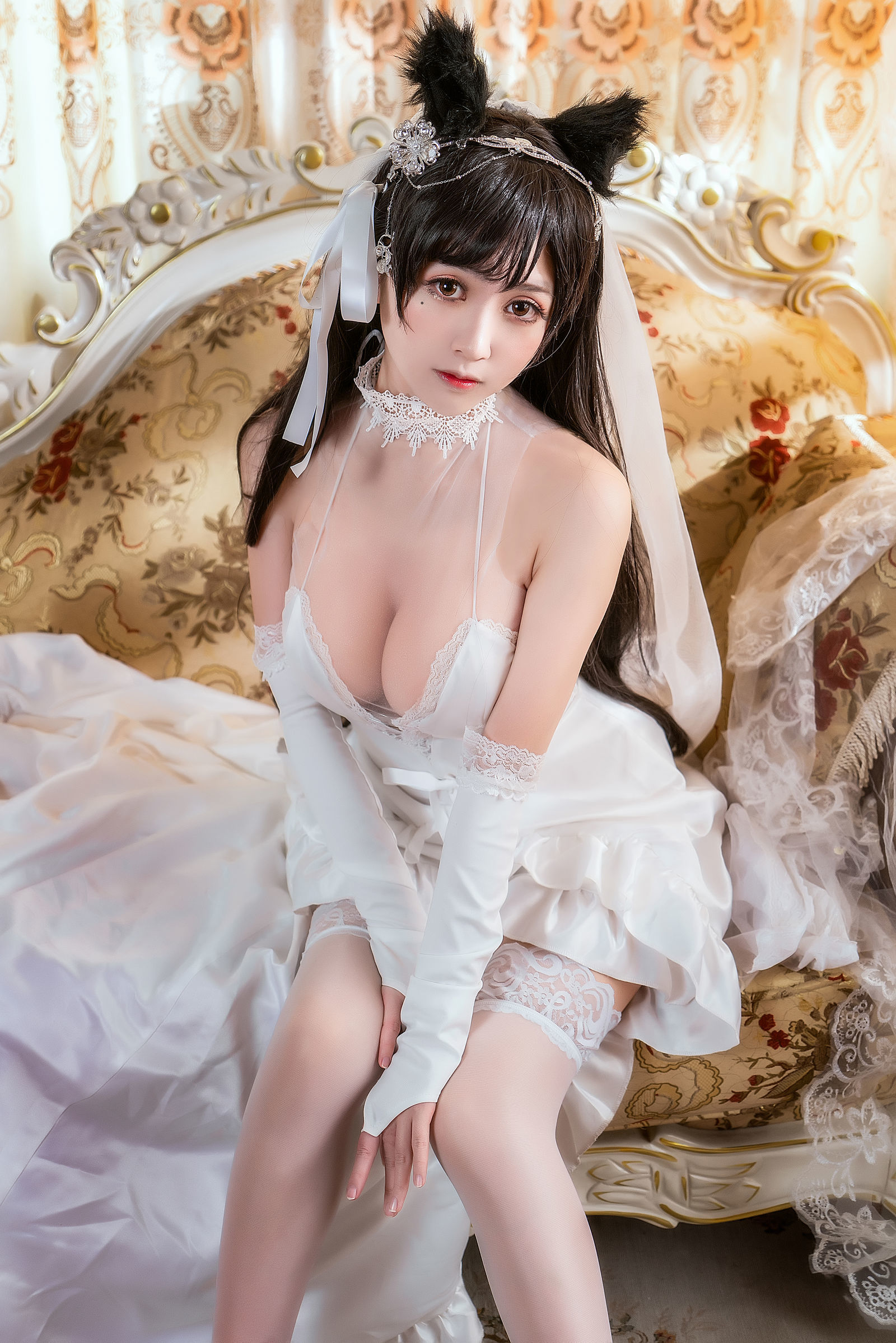 [萝莉COS] 鳗鱼霏儿 – 碧蓝航线 爱宕 [23P] - 秀人网免费无水印在线套图写真