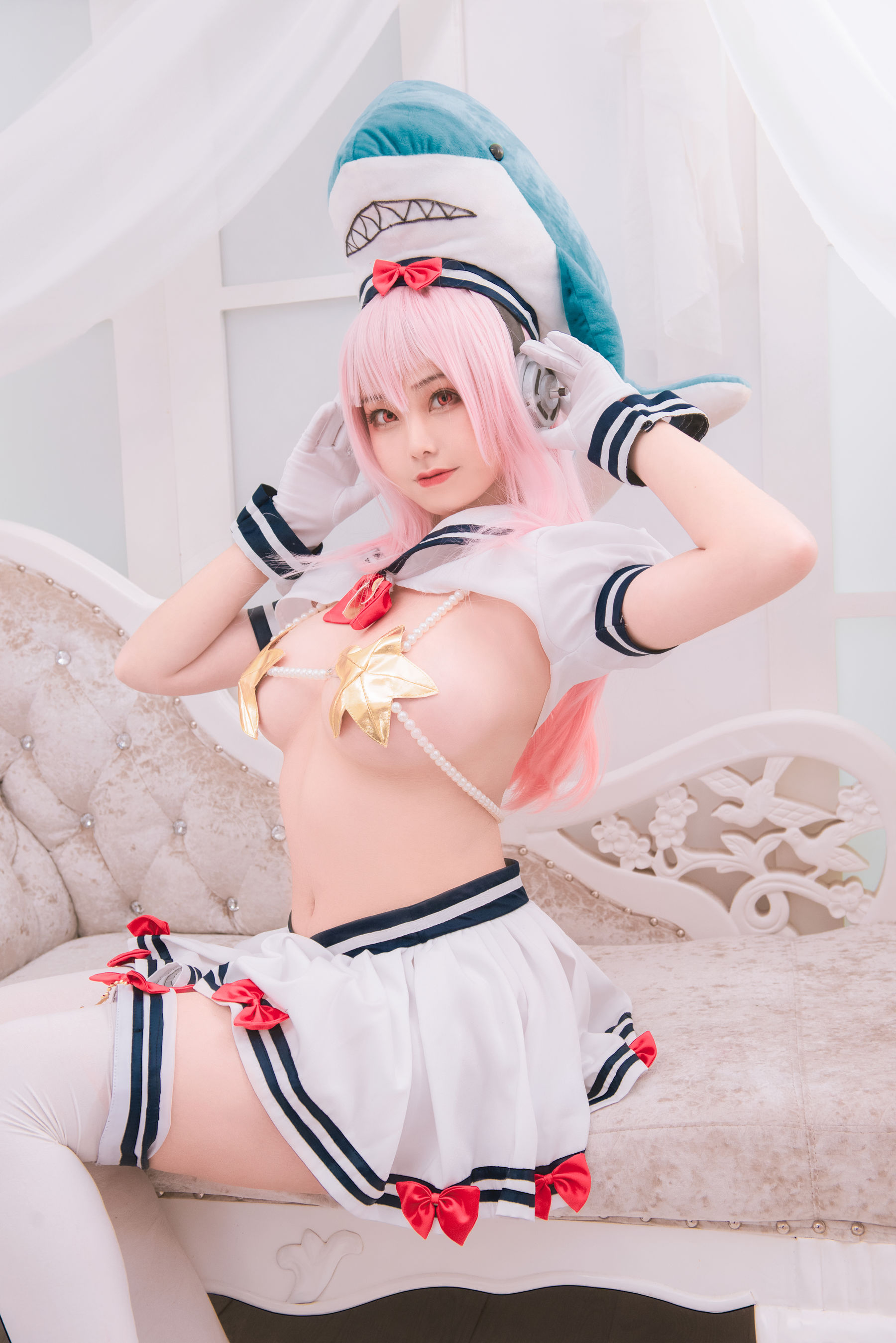 [Cosplay写真] 萌系小姐姐蜜汁猫裘 – 索尼子双鱼座 [12P] - 秀人网免费无水印在线套图写真
