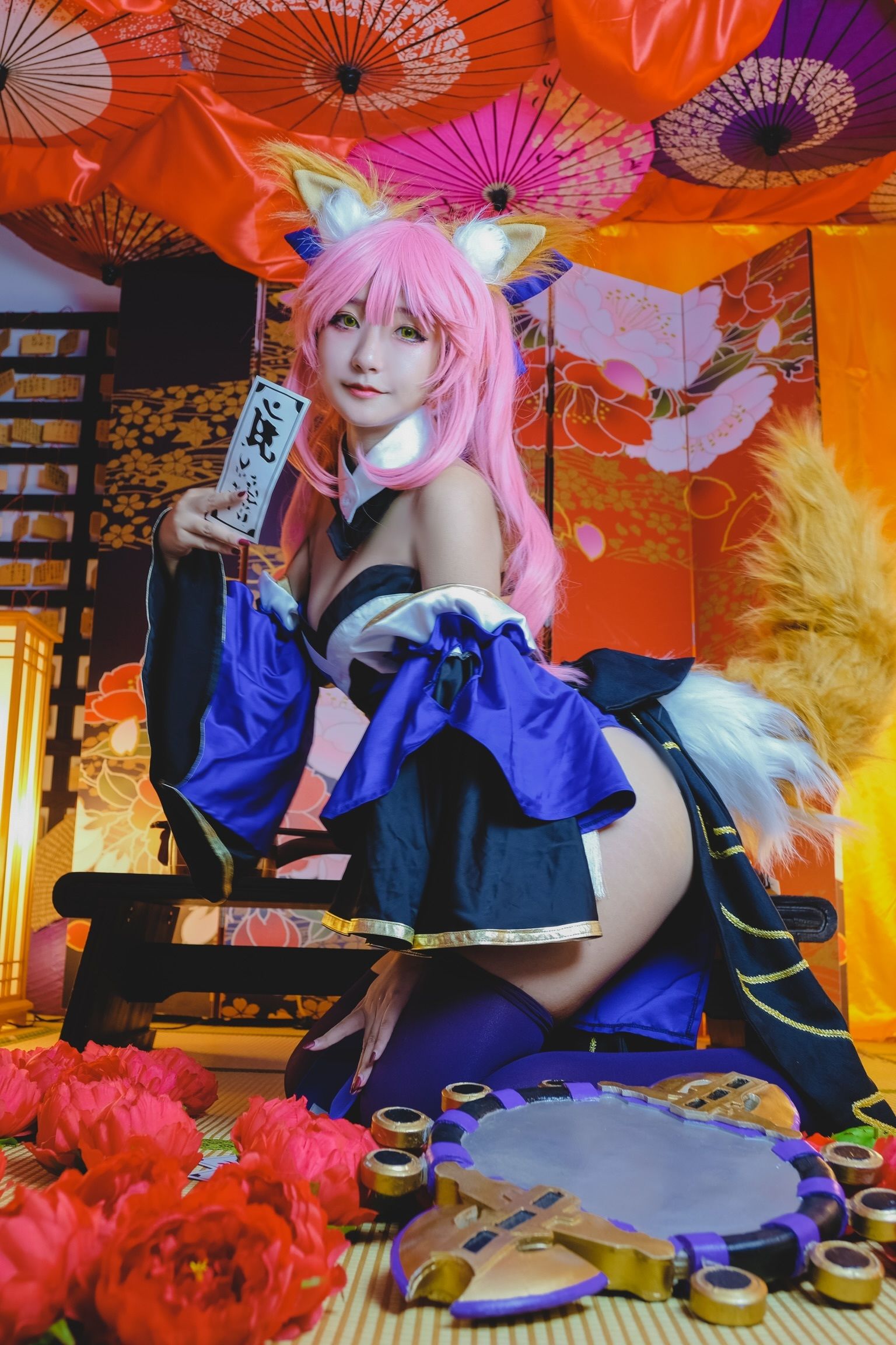 Roroki骷髅姫 – 玉藻の前 [23P] - 秀人网免费无水印在线套图写真