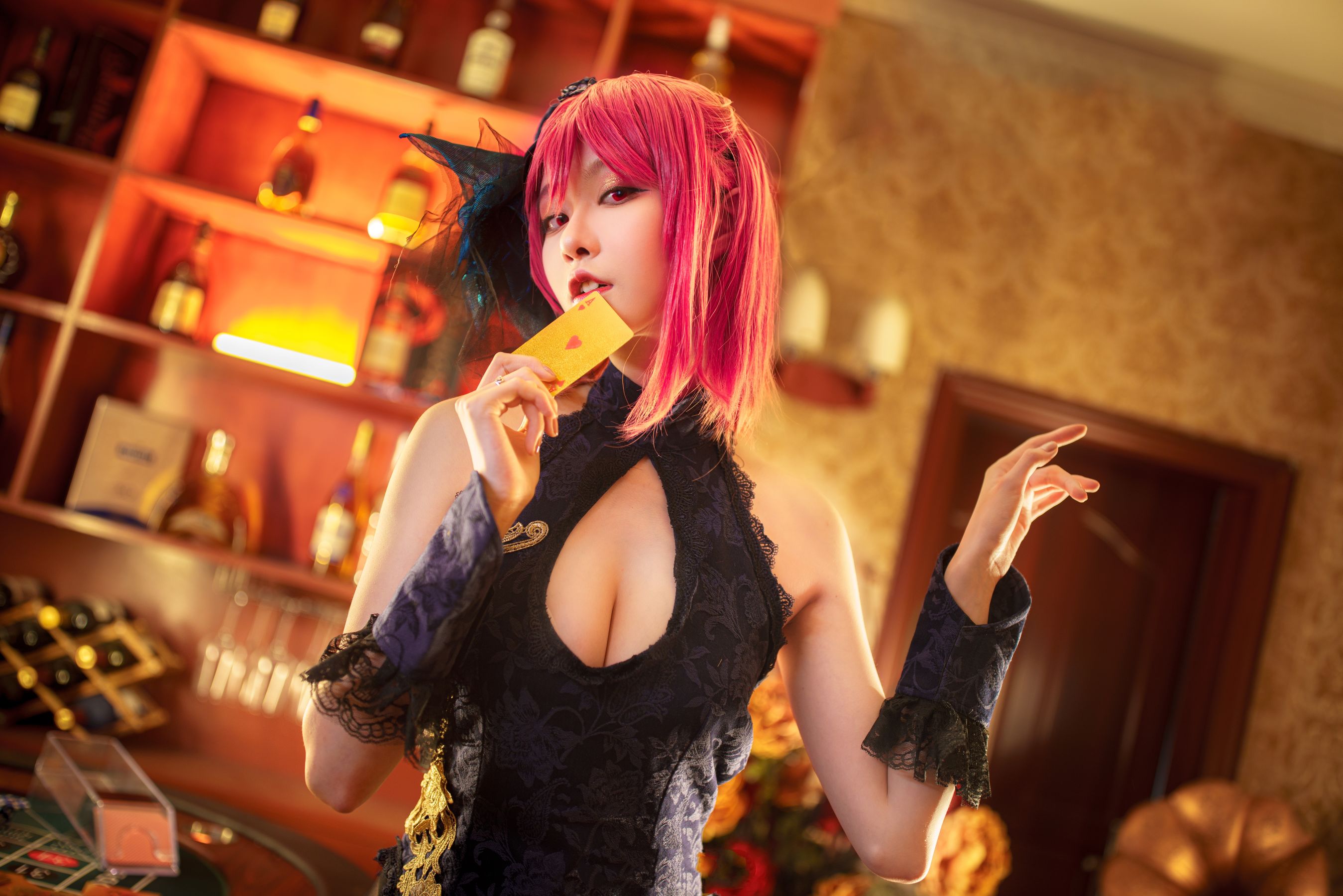 COS萌妹沧霁桔梗 – 黑太子 [11P] - 秀人网免费无水印在线套图写真