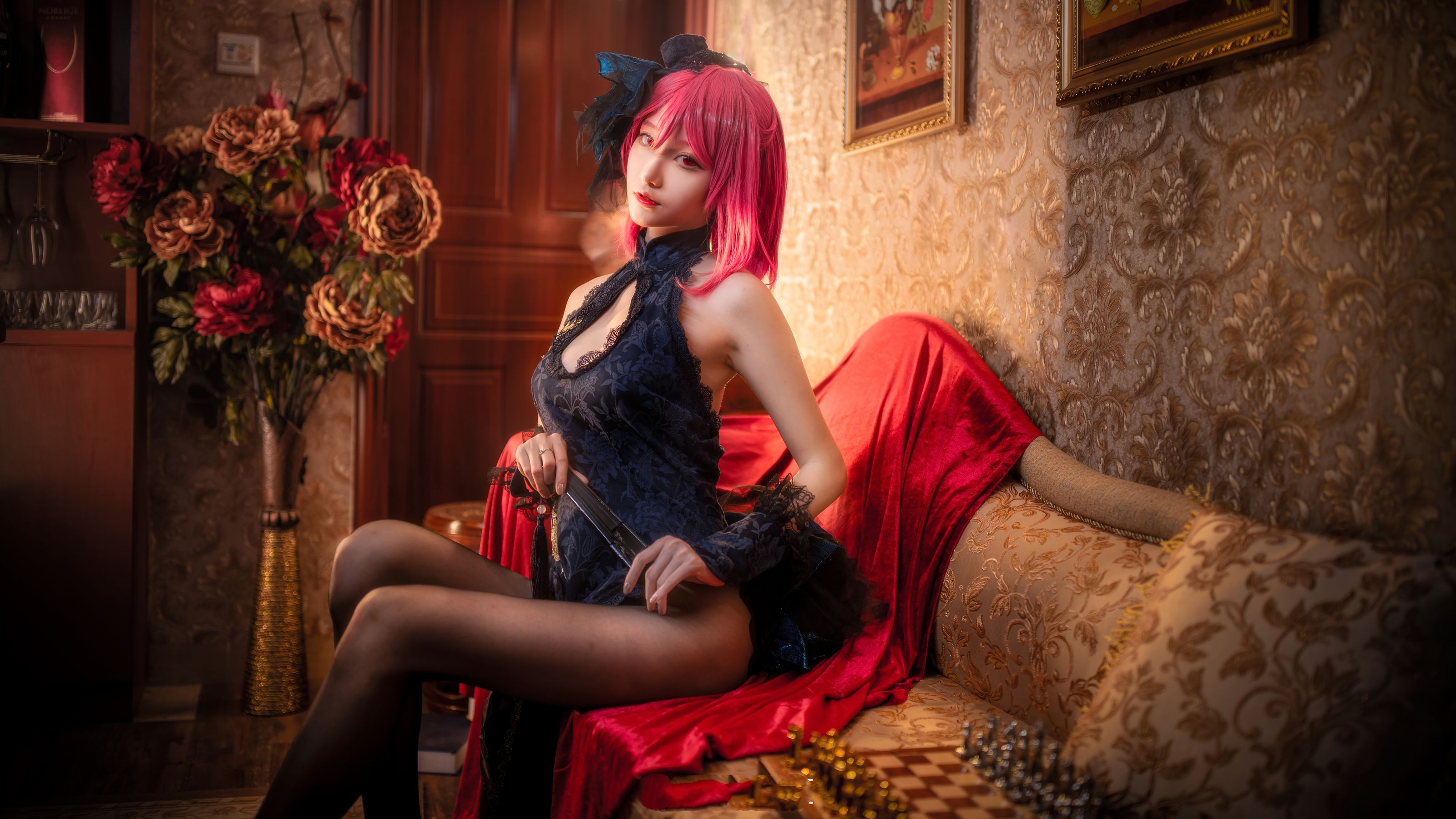 COS萌妹沧霁桔梗 – 黑太子 [11P] - 秀人网免费无水印在线套图写真