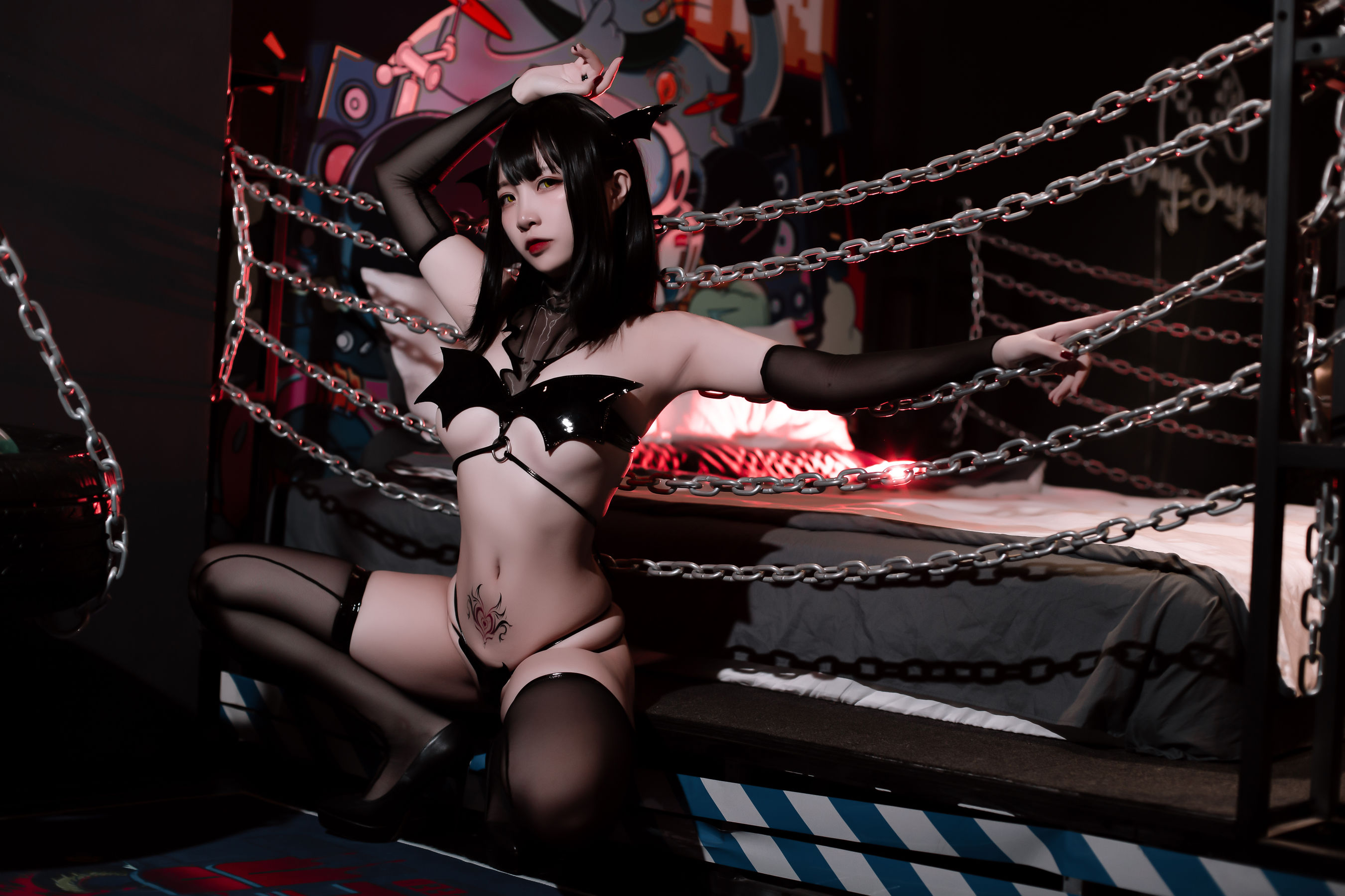 [Cosplay写真] 人气Coser二佐Nisa – 恶堕小恶魔 [23P] - 秀人网免费无水印在线套图写真