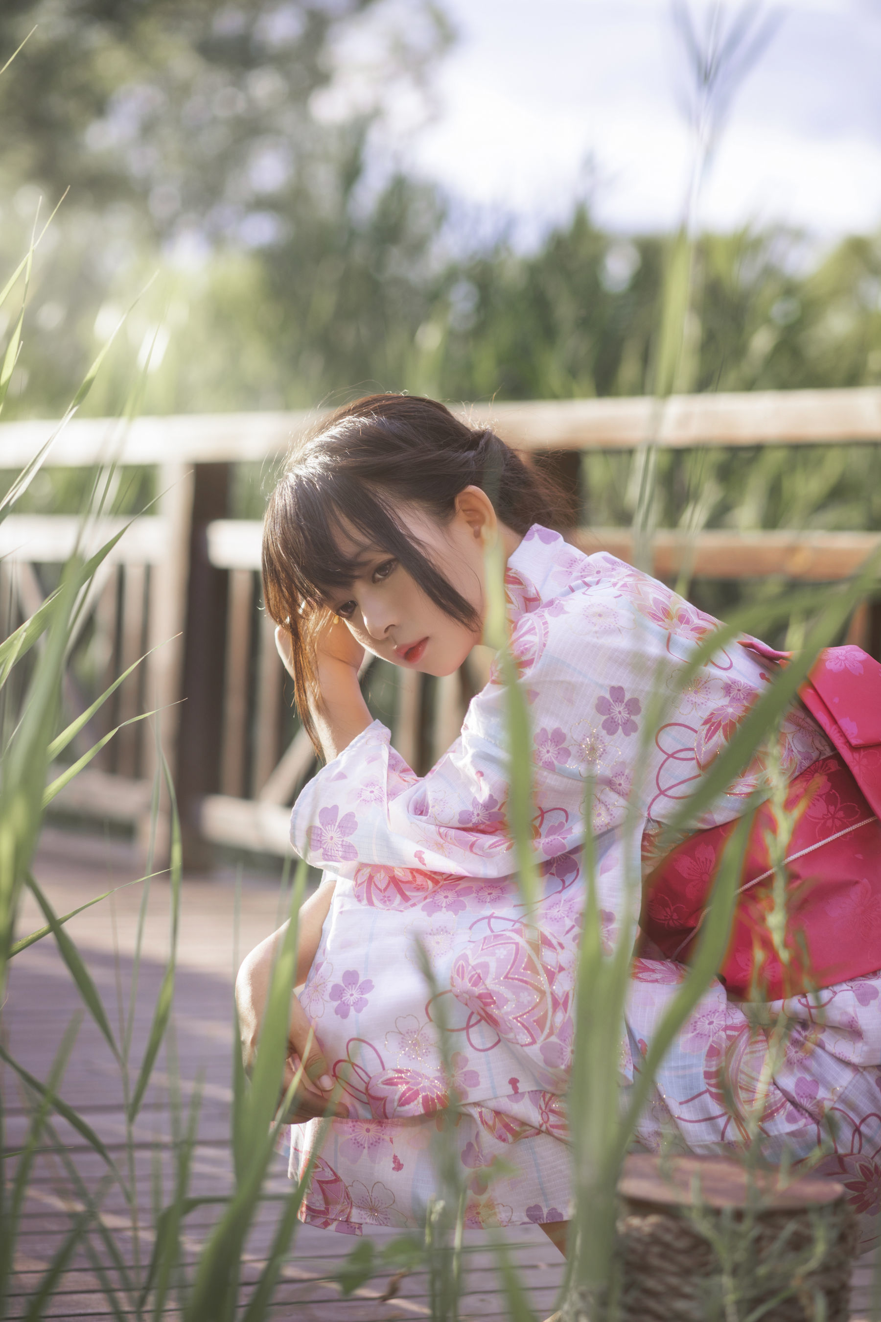 大眼萌妹黑猫猫OvO 和服超进化 [14P] - 秀人网免费无水印在线套图写真