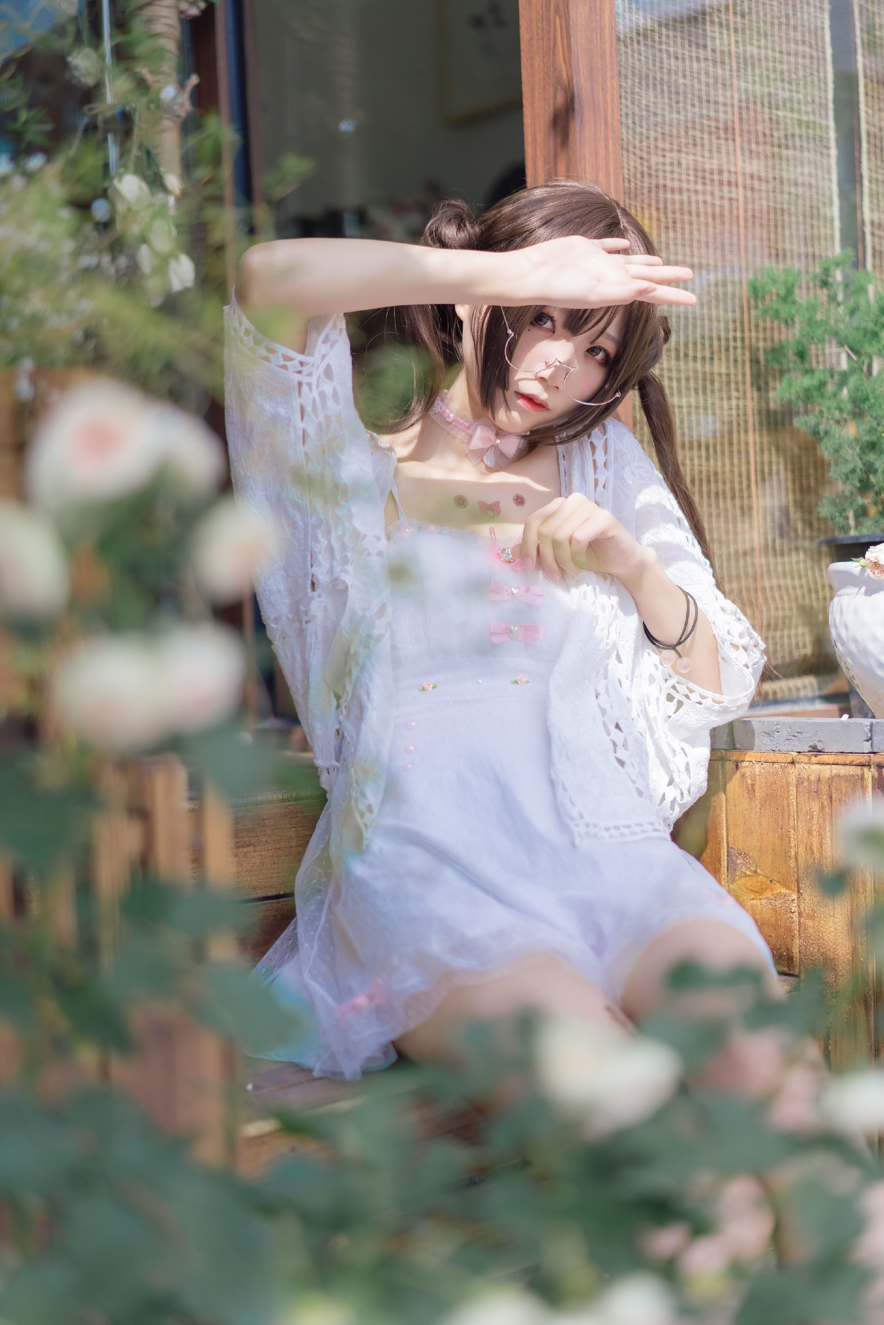 清纯少女五更百鬼 日常 双马尾 [10P] - 秀人网免费无水印在线套图写真