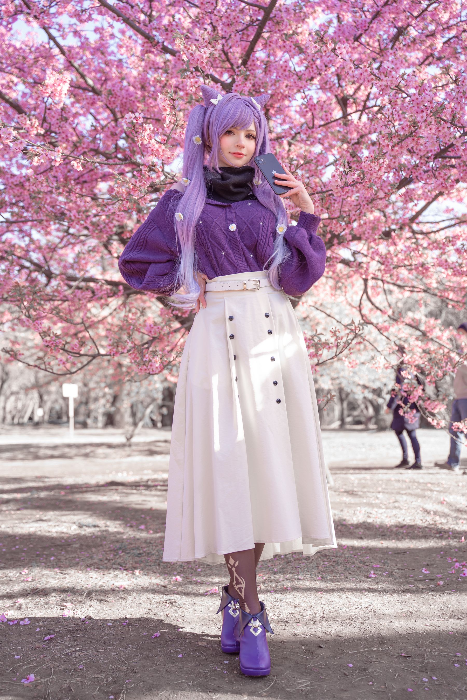 Peach milky – Keqing Genshin Impact [114P] - 秀人网免费无水印在线套图写真