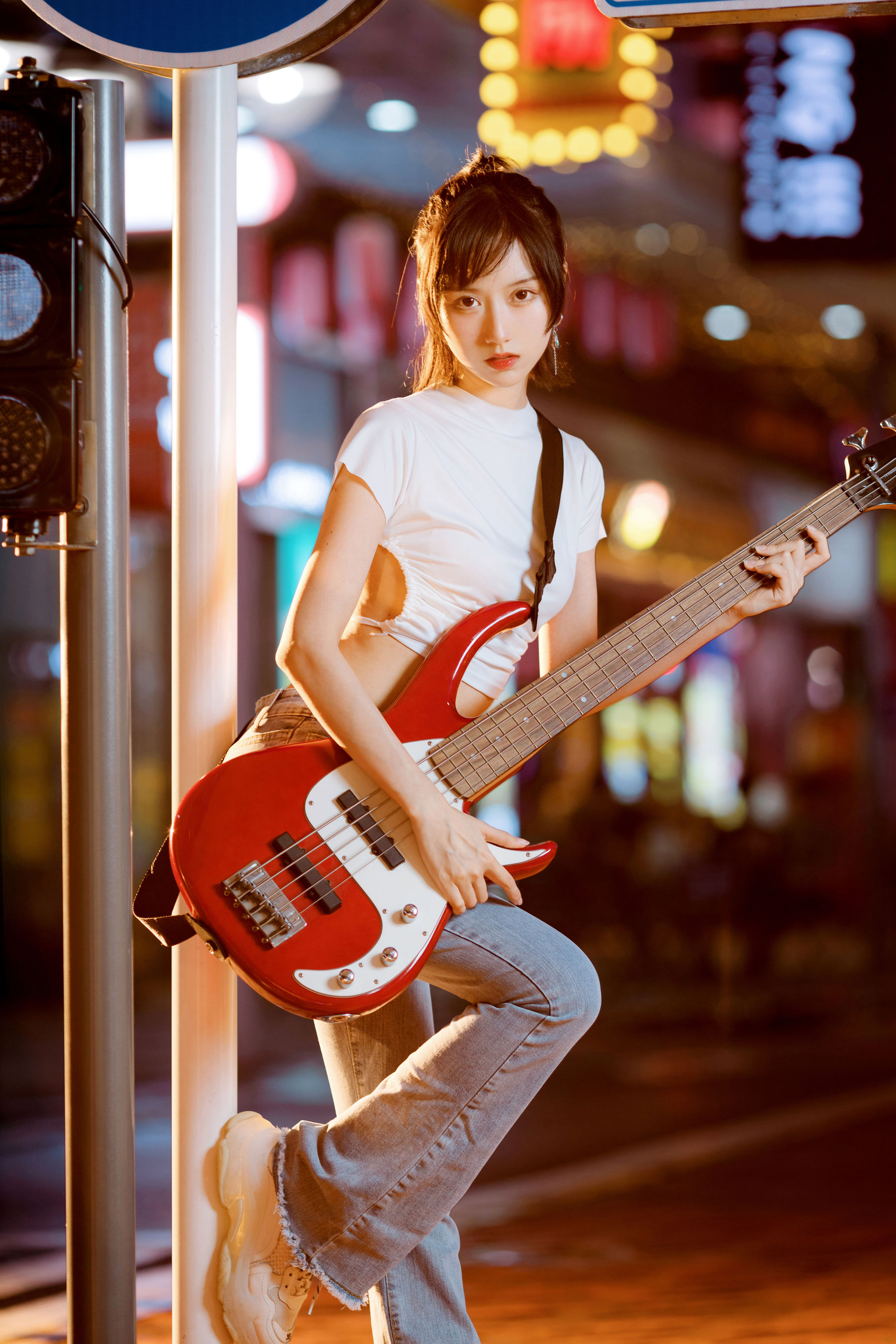 萌系小姐姐木绵绵OwO – 贝斯与妹妹2 [28P] - 秀人网免费无水印在线套图写真