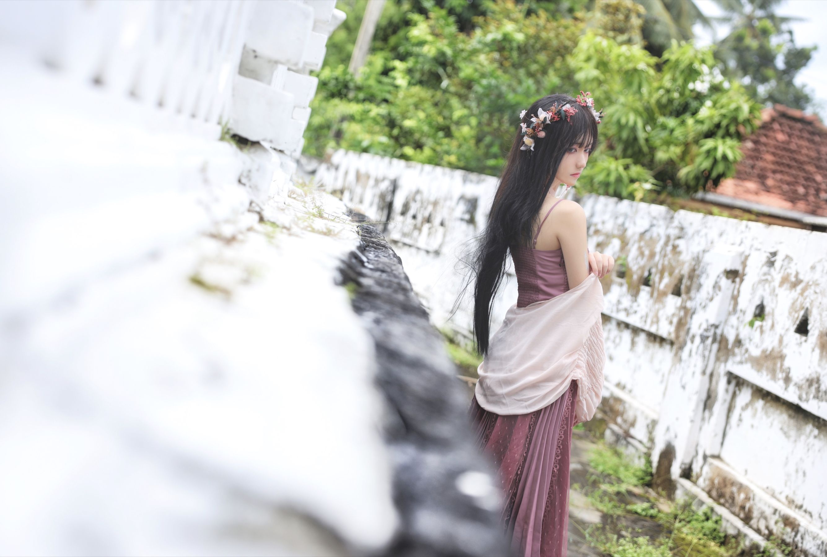 [Cosplay写真] 动漫博主南桃Momoko – 紫日常 [10P] - 秀人网免费无水印在线套图写真