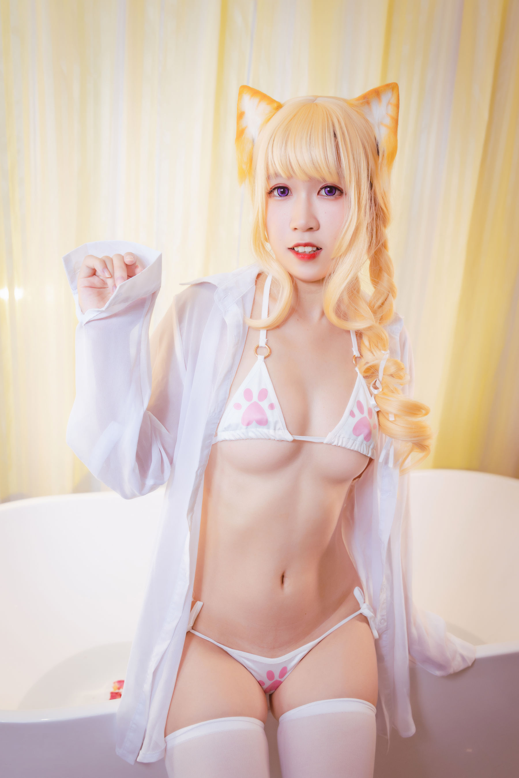 流年不停_w – 浴缸猫咪 [45P] - 秀人网免费无水印在线套图写真