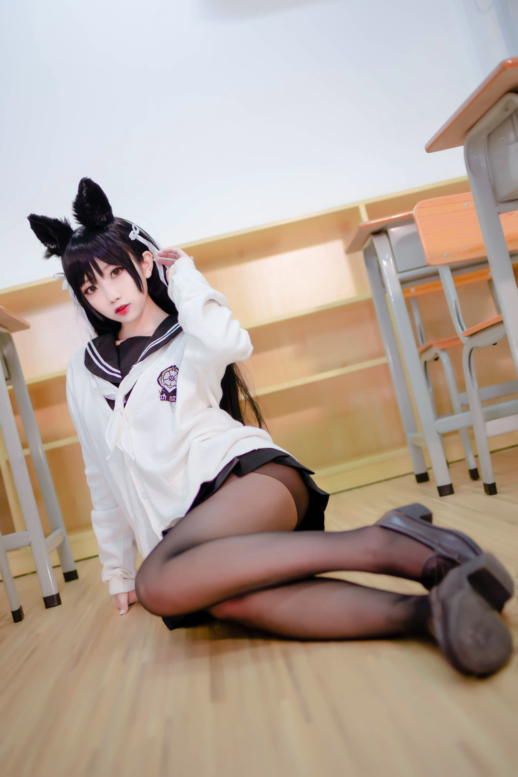 [萝莉COS] 鬼畜瑶 – JK制服 [22P] - 秀人网免费无水印在线套图写真
