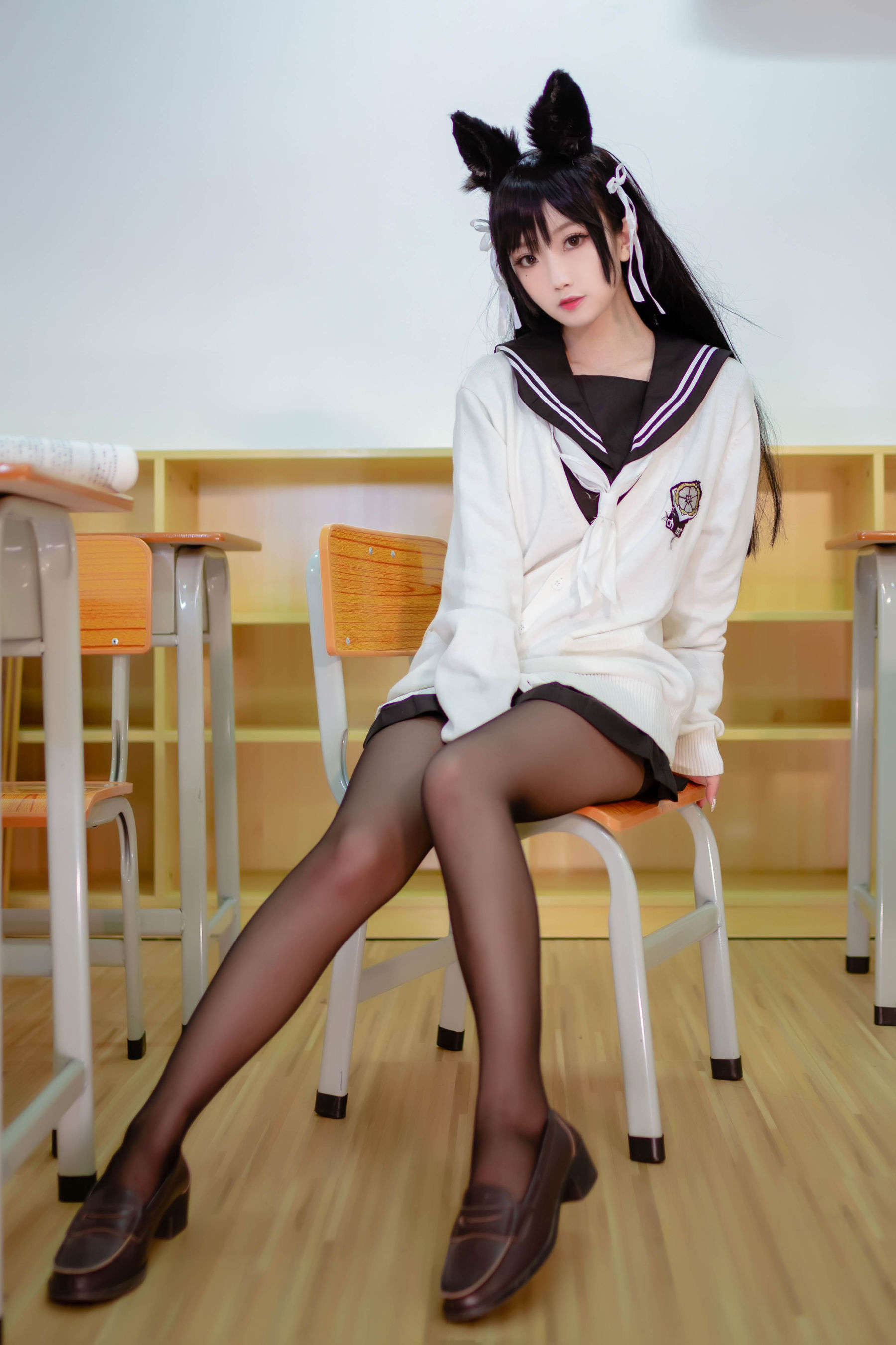 [萝莉COS] 鬼畜瑶 – JK制服 [22P] - 秀人网免费无水印在线套图写真