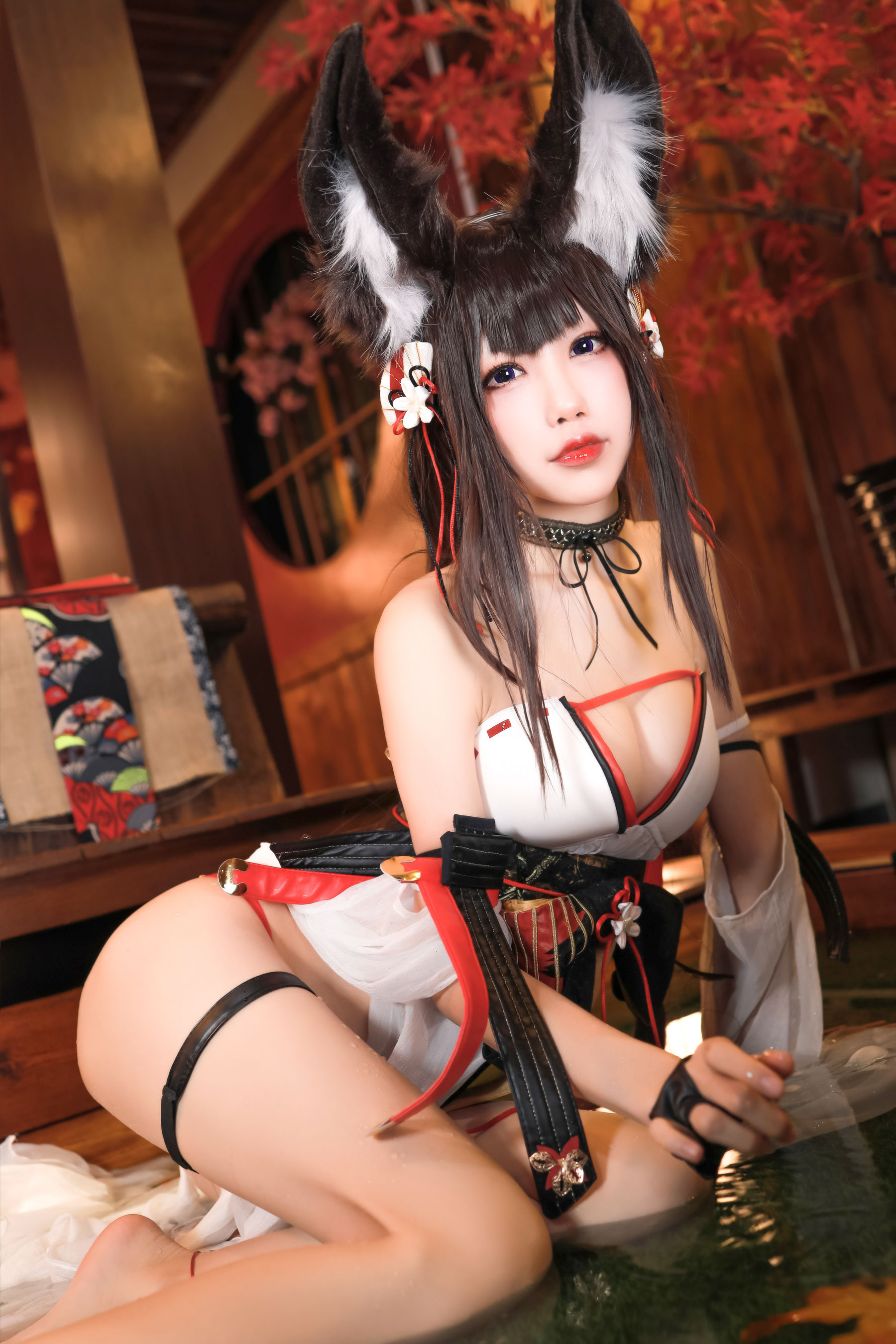 动漫博主水淼aqua – 天成 [45P] - 秀人网免费无水印在线套图写真