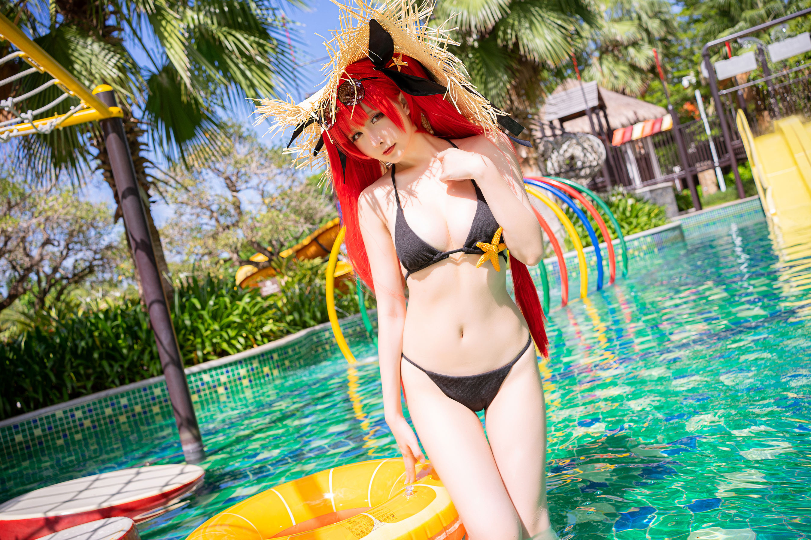 Coser小姐姐星之迟迟 – 鸣夏 火奴鲁鲁 [25P] - 秀人网免费无水印在线套图写真