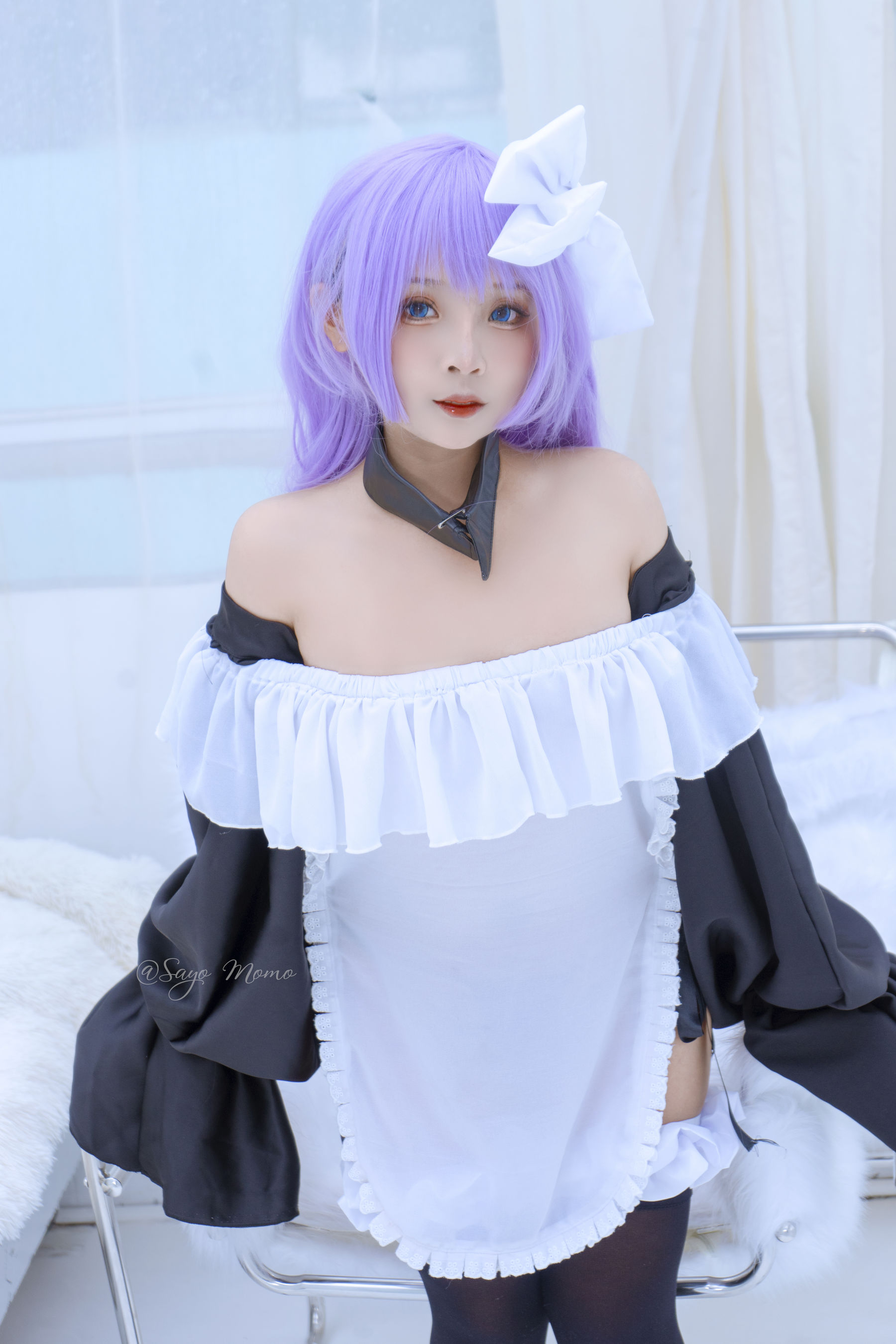Sayo Momo – FGO Meltryllis Maid Art Ver [20P] - 秀人网免费无水印在线套图写真