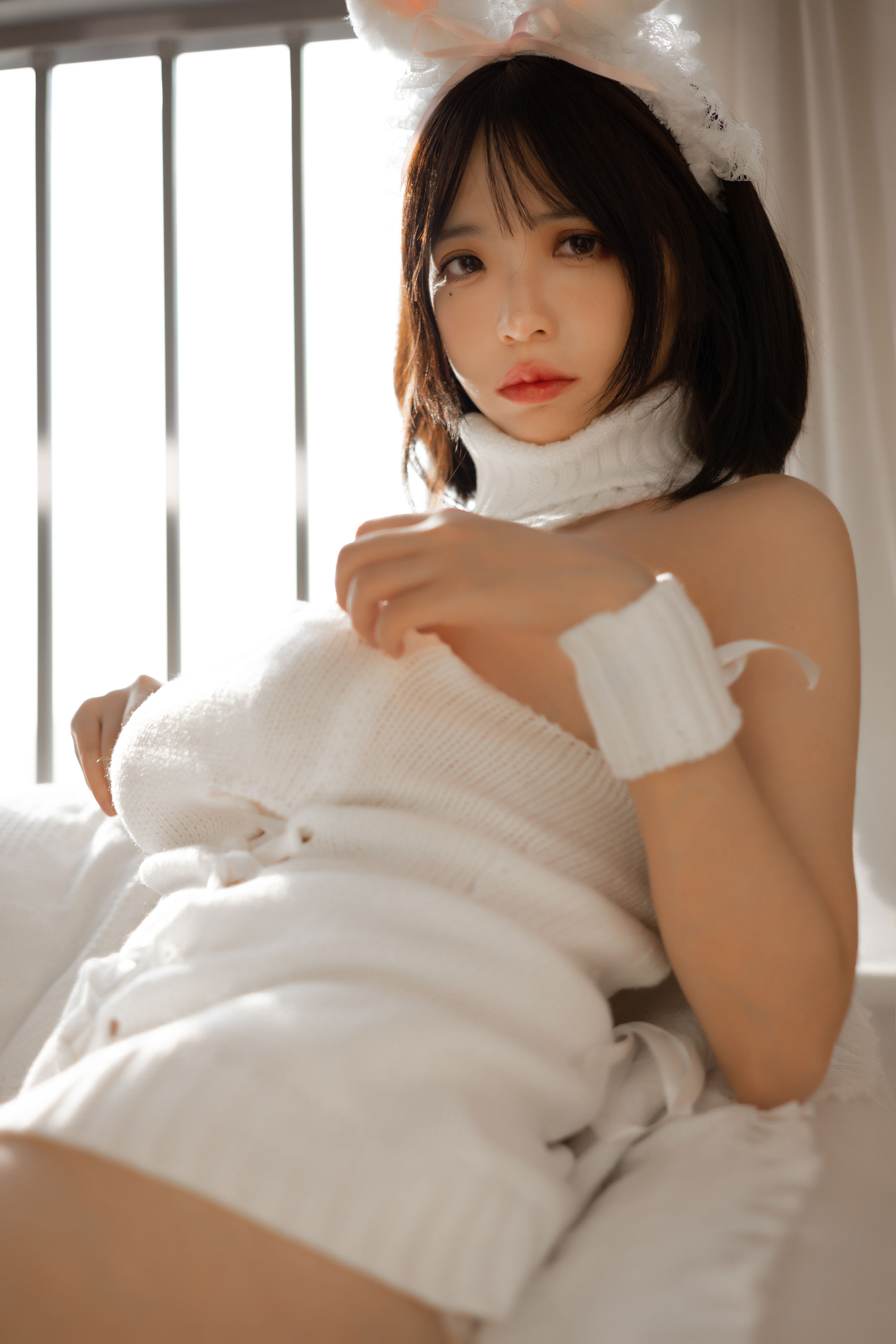 疯猫ss – 白色毛衣 [40P] - 秀人网免费无水印在线套图写真