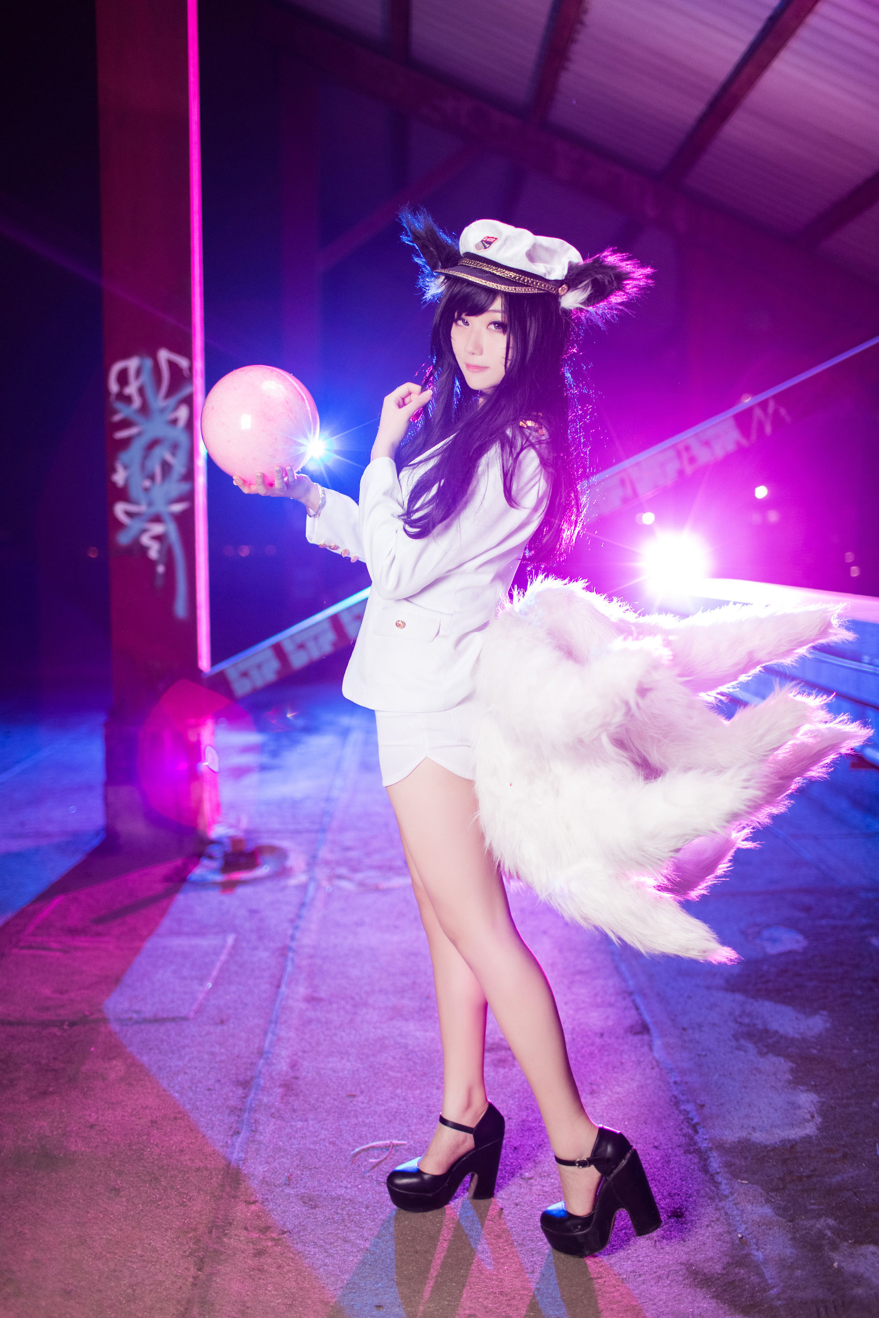 动漫博主浅野菌子 – 英雄联盟 九尾妖狐阿狸 [7P] - 秀人网免费无水印在线套图写真