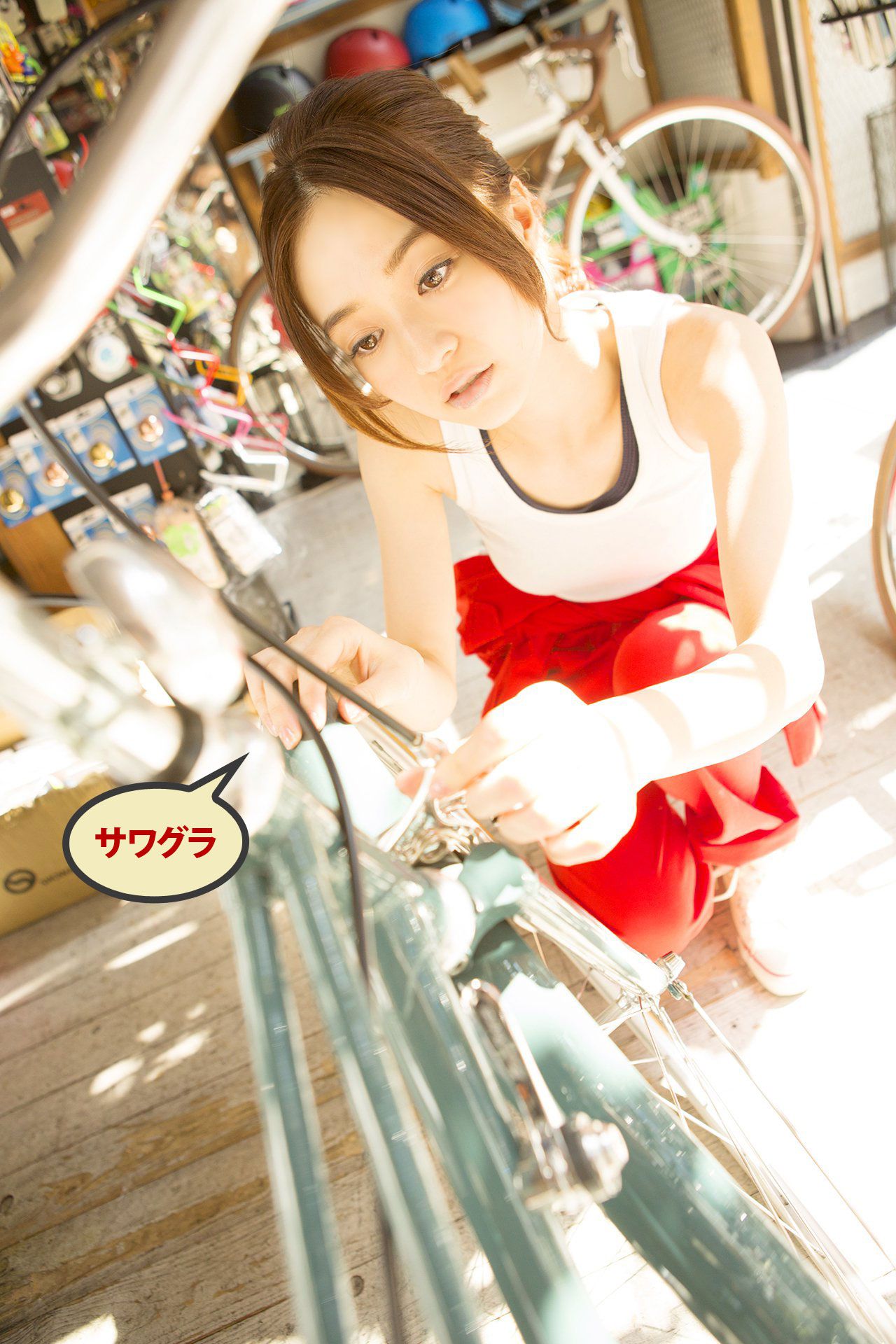 逢沢りな@逢泽莉娜《Getting up early！》 [18P] - 秀人网免费无水印在线套图写真