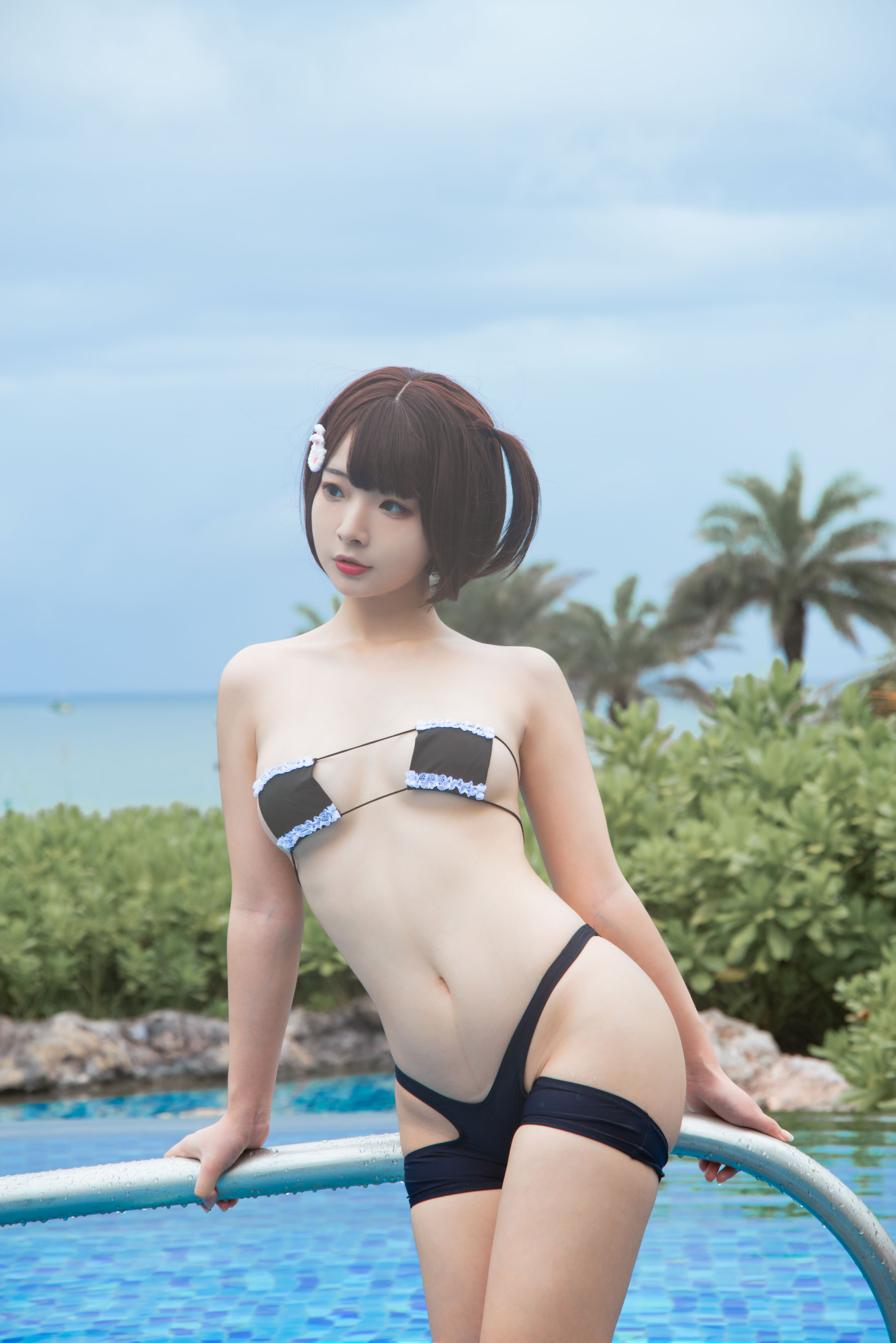 yuuhui玉汇 – 妹の泳装 [22P] - 秀人网免费无水印在线套图写真