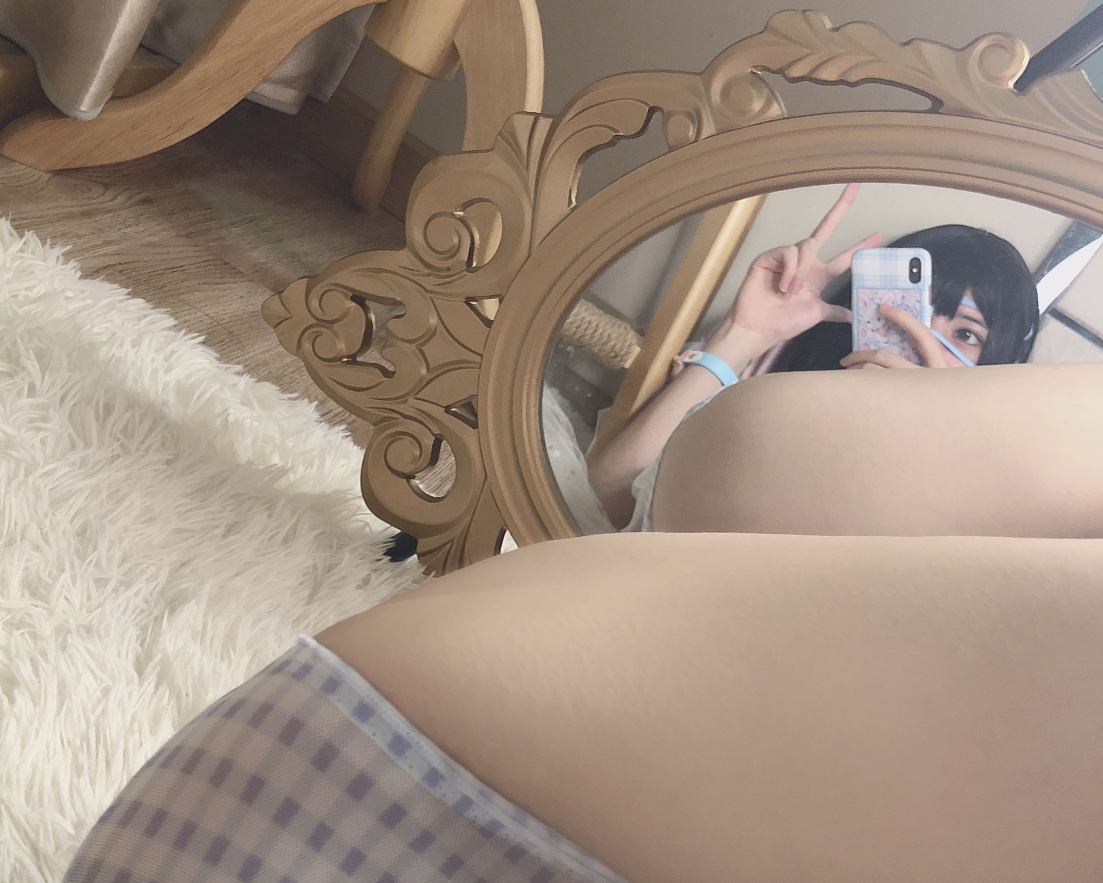 萌妹子眼酱大魔王w – T恤白丝 [10P] - 秀人网免费无水印在线套图写真