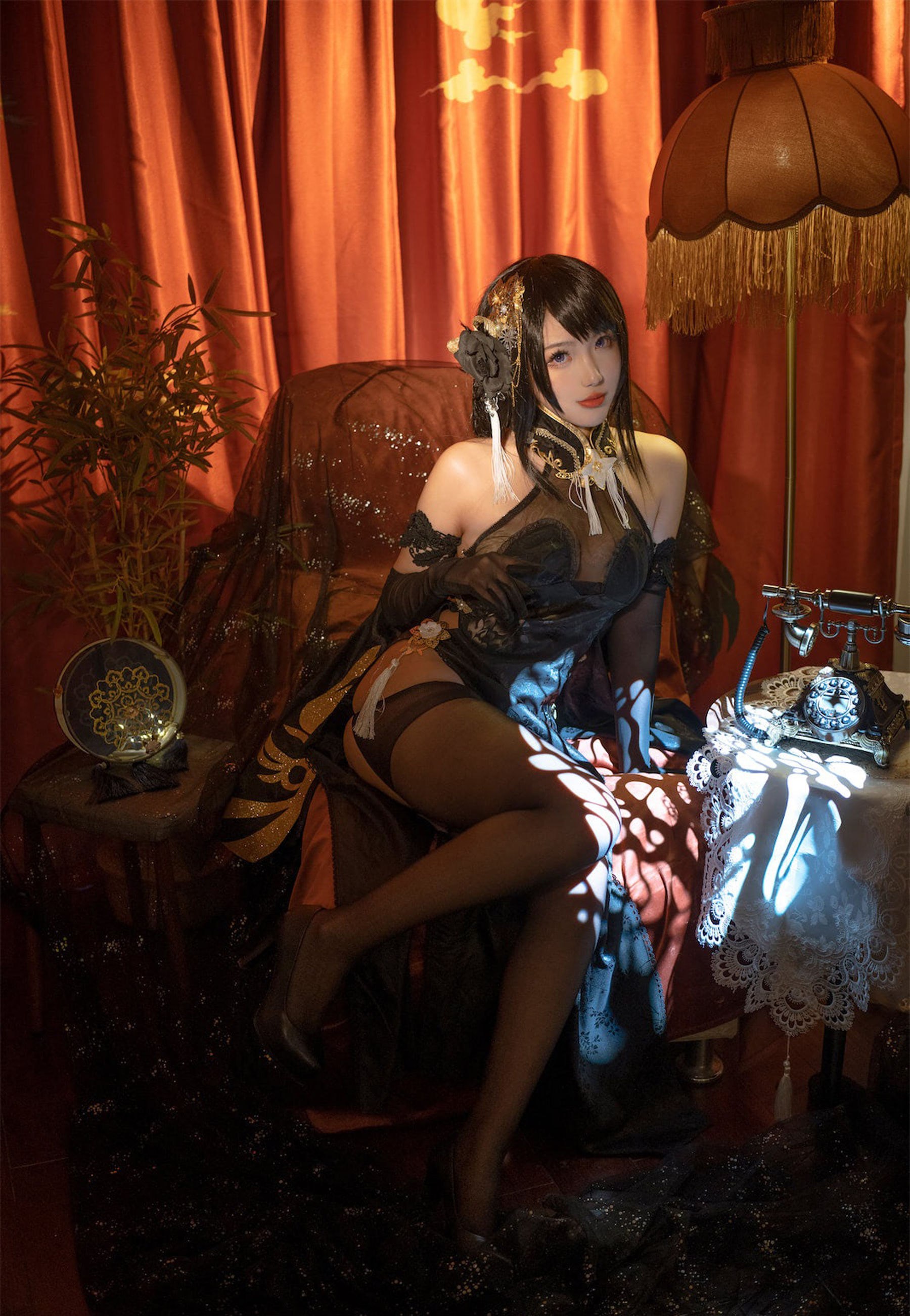 动漫博主刺青poi – 碧蓝航线 镇海 [36P] - 秀人网免费无水印在线套图写真