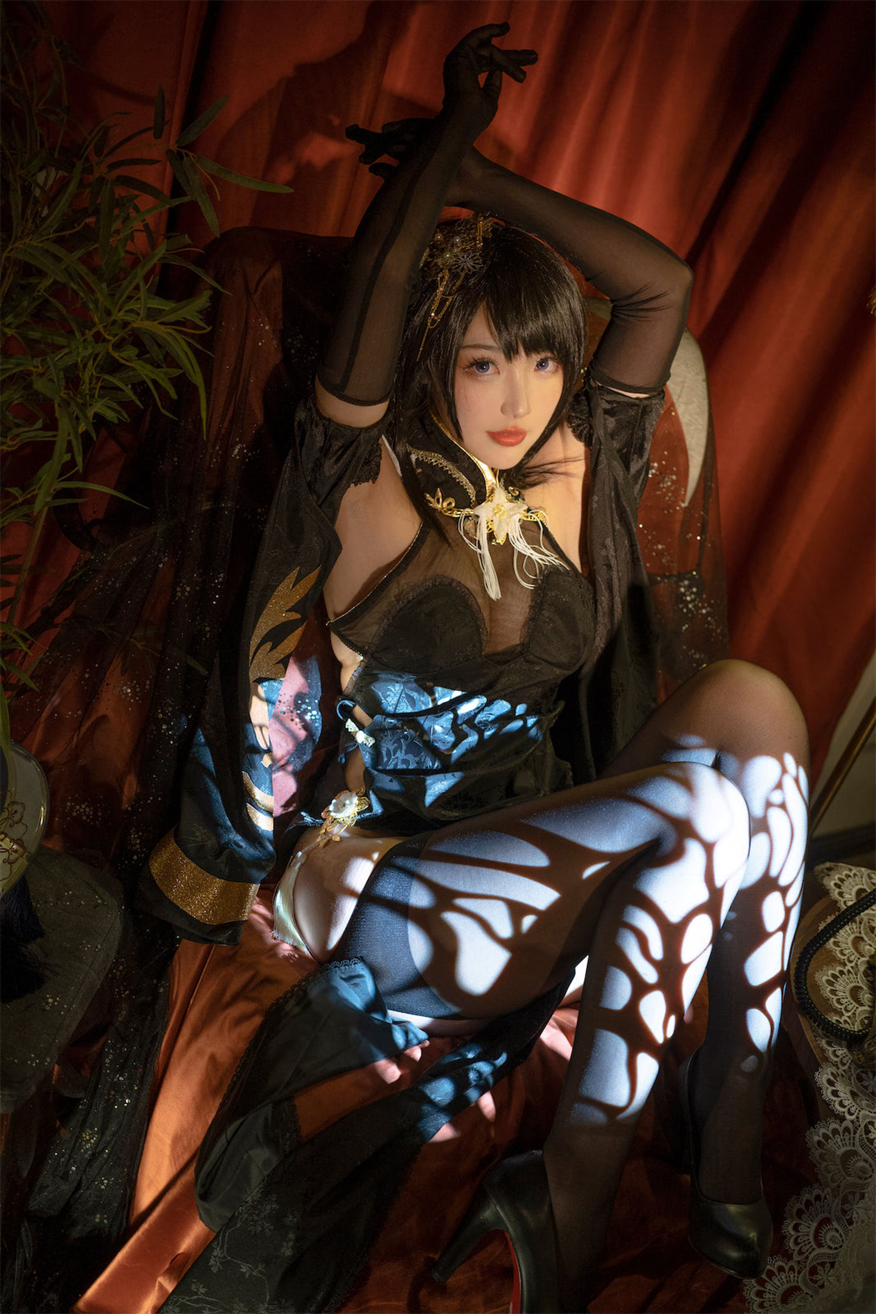 动漫博主刺青poi – 碧蓝航线 镇海 [36P] - 秀人网免费无水印在线套图写真