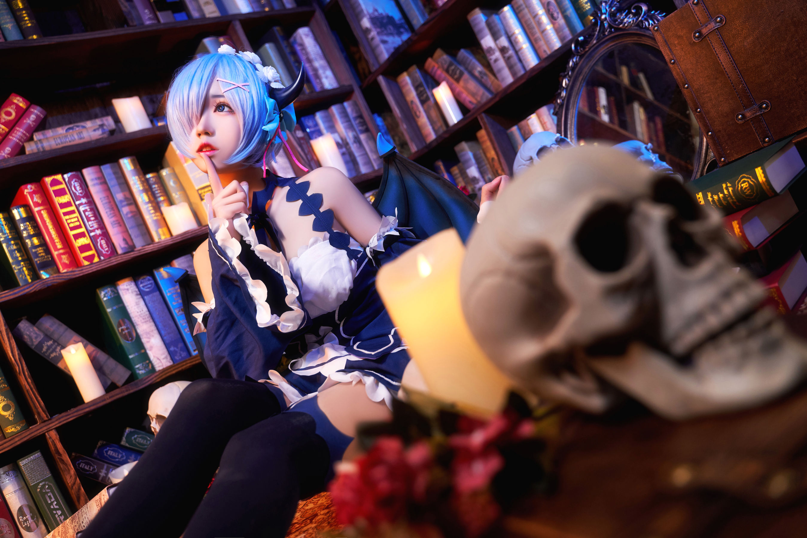 猫君君MaoJun – 雷姆小恶魔 [23P] - 秀人网免费无水印在线套图写真