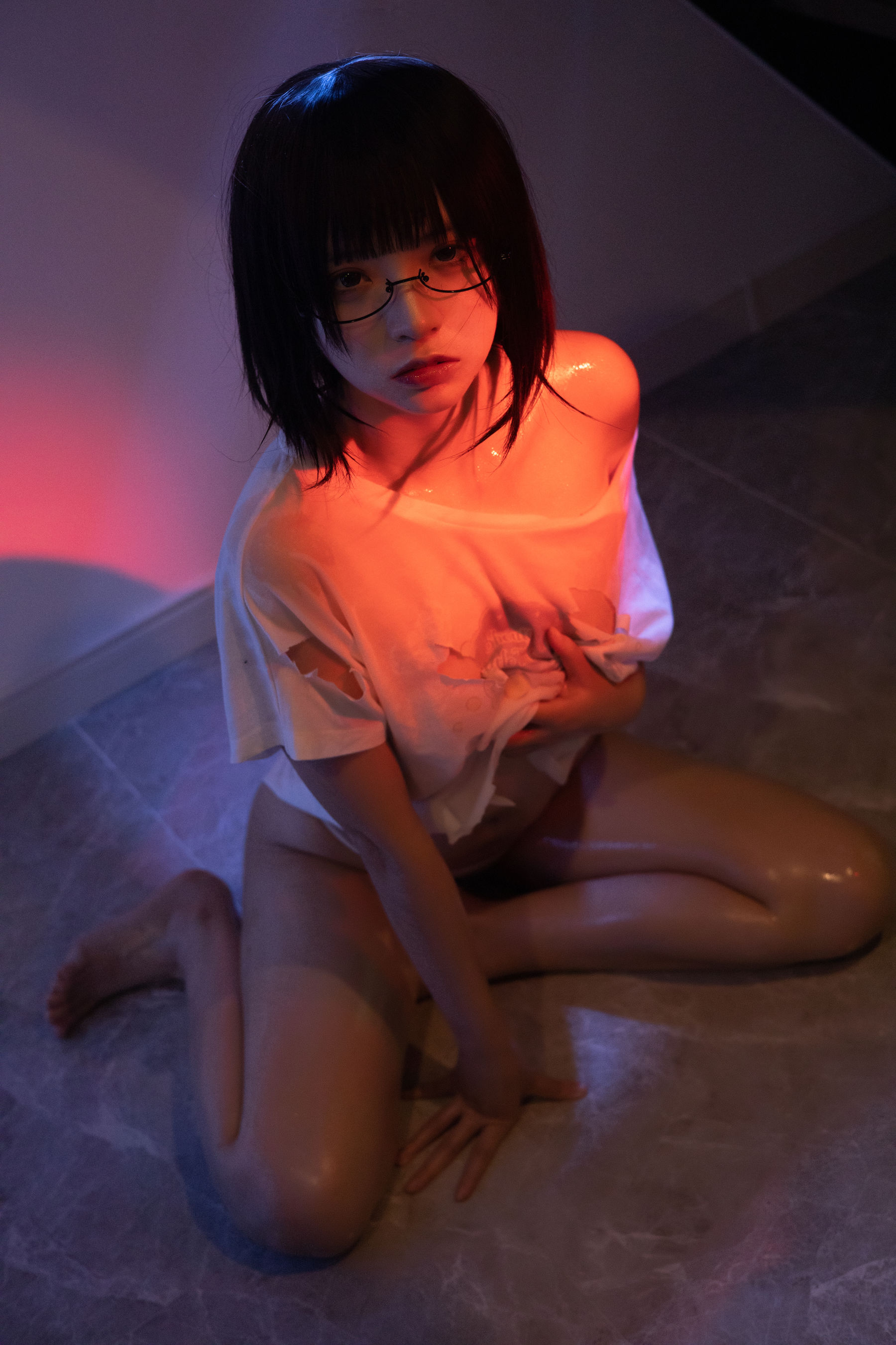 疯猫ss – 2022夏日限定 破碎半袖 [20P] - 秀人网免费无水印在线套图写真