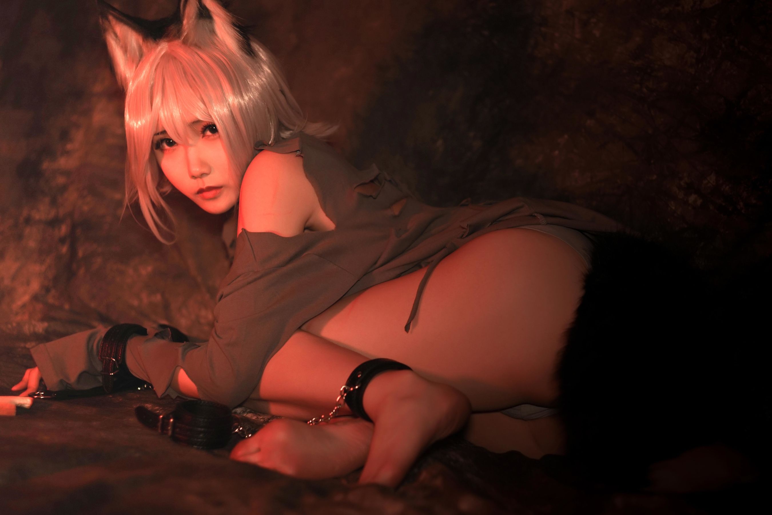 动漫博主曉美媽 – 奴隶狼少女 [42P] - 秀人网免费无水印在线套图写真