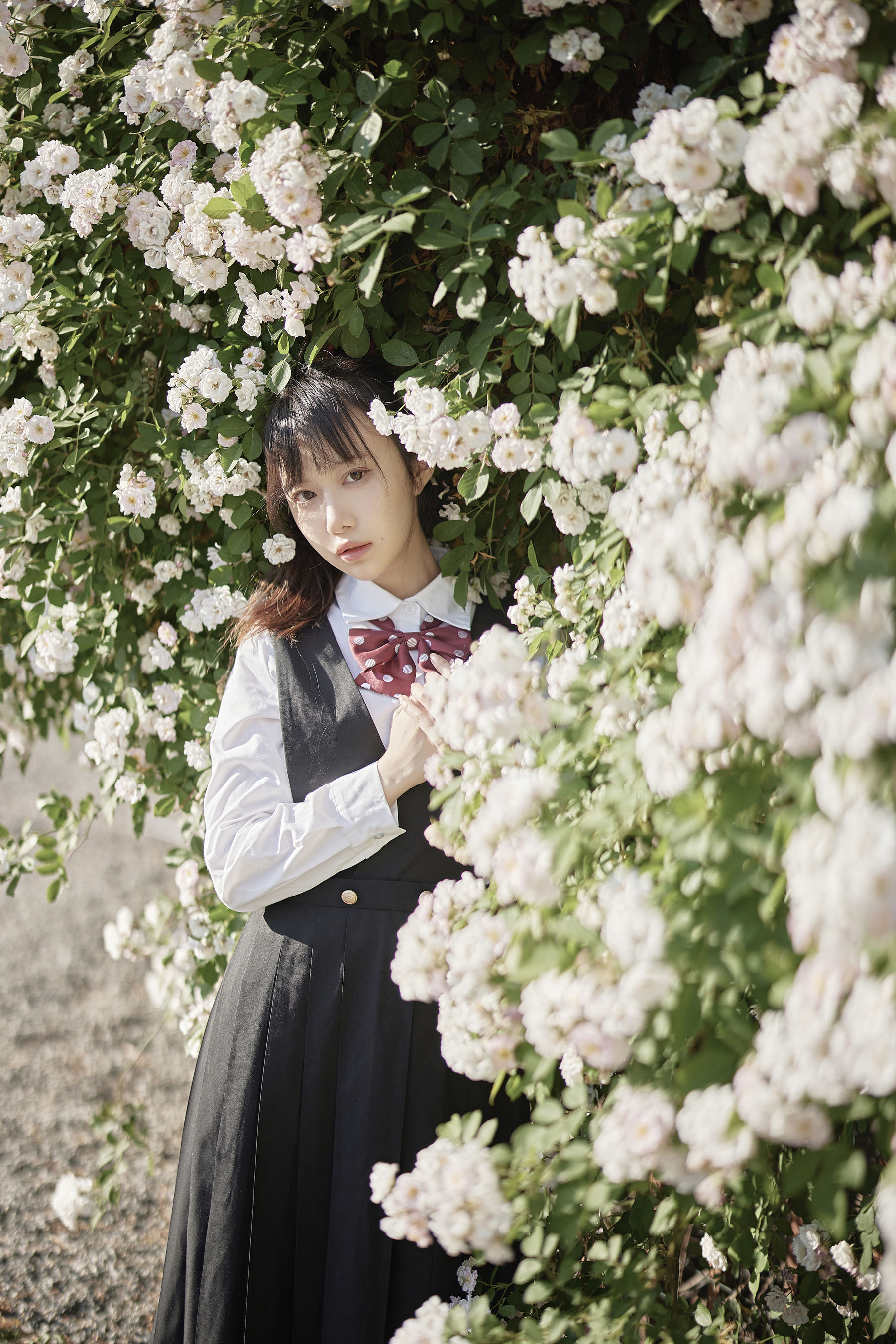 Shika小鹿鹿 – 蔷薇JK [14P] - 秀人网免费无水印在线套图写真