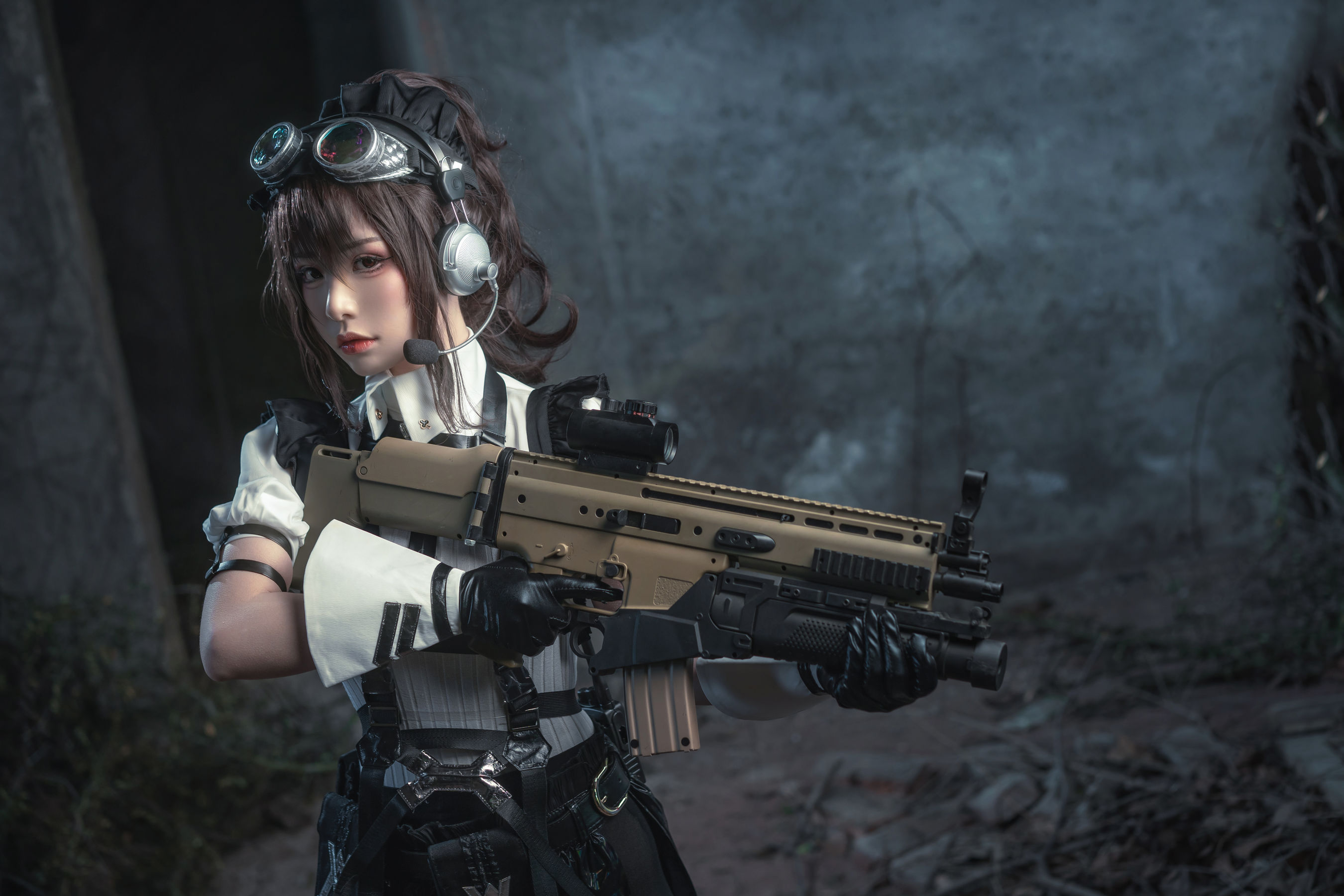 爆机少女喵小吉 – 战斗女仆 [17P] - 秀人网免费无水印在线套图写真