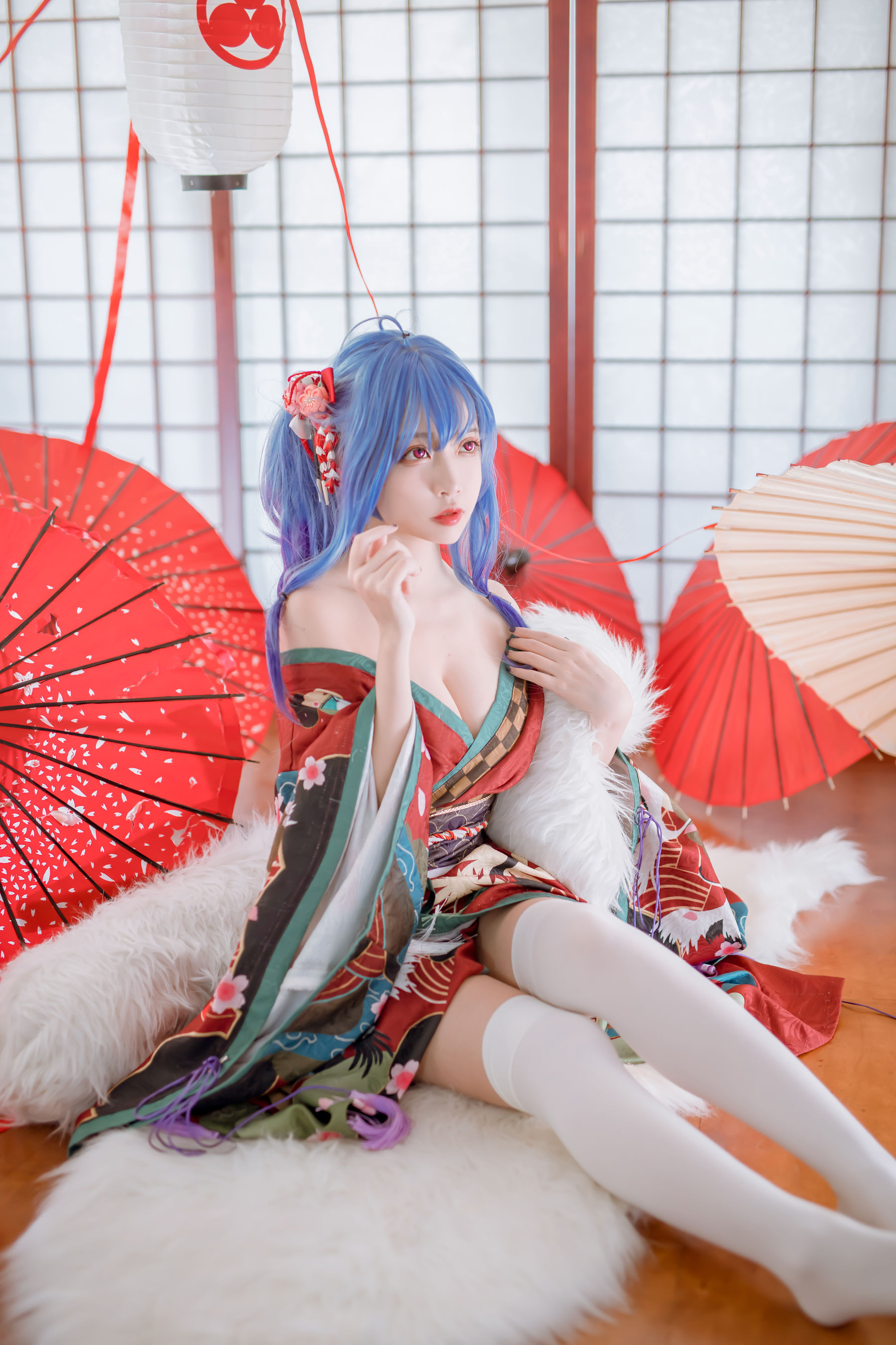 人气Coser二佐Nisa – 碧蓝 圣路易斯和服 [22P] - 秀人网免费无水印在线套图写真