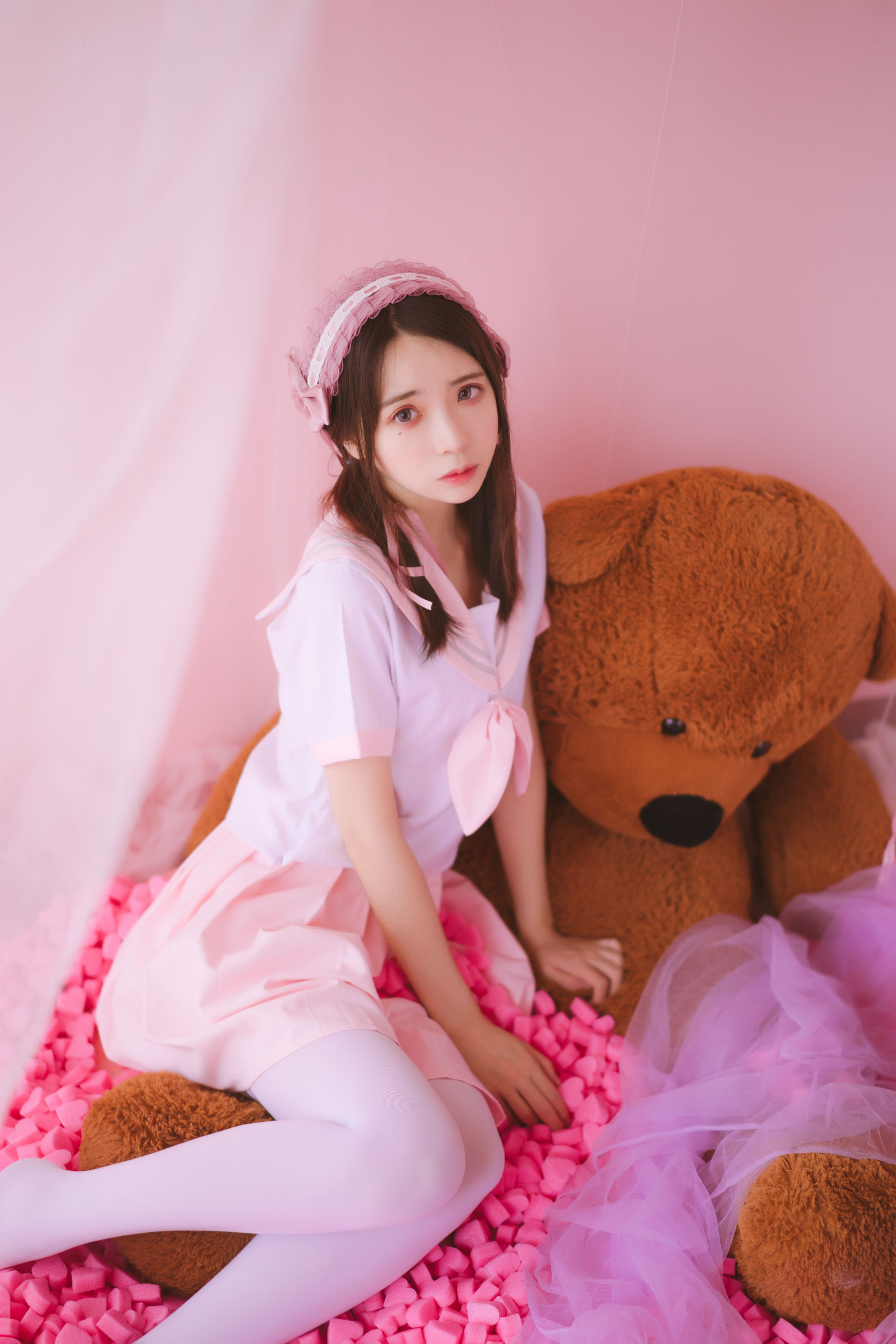 [萝莉COS] 疯猫ss《丝袜狂想曲(粉)》 [54P] - 秀人网免费无水印在线套图写真