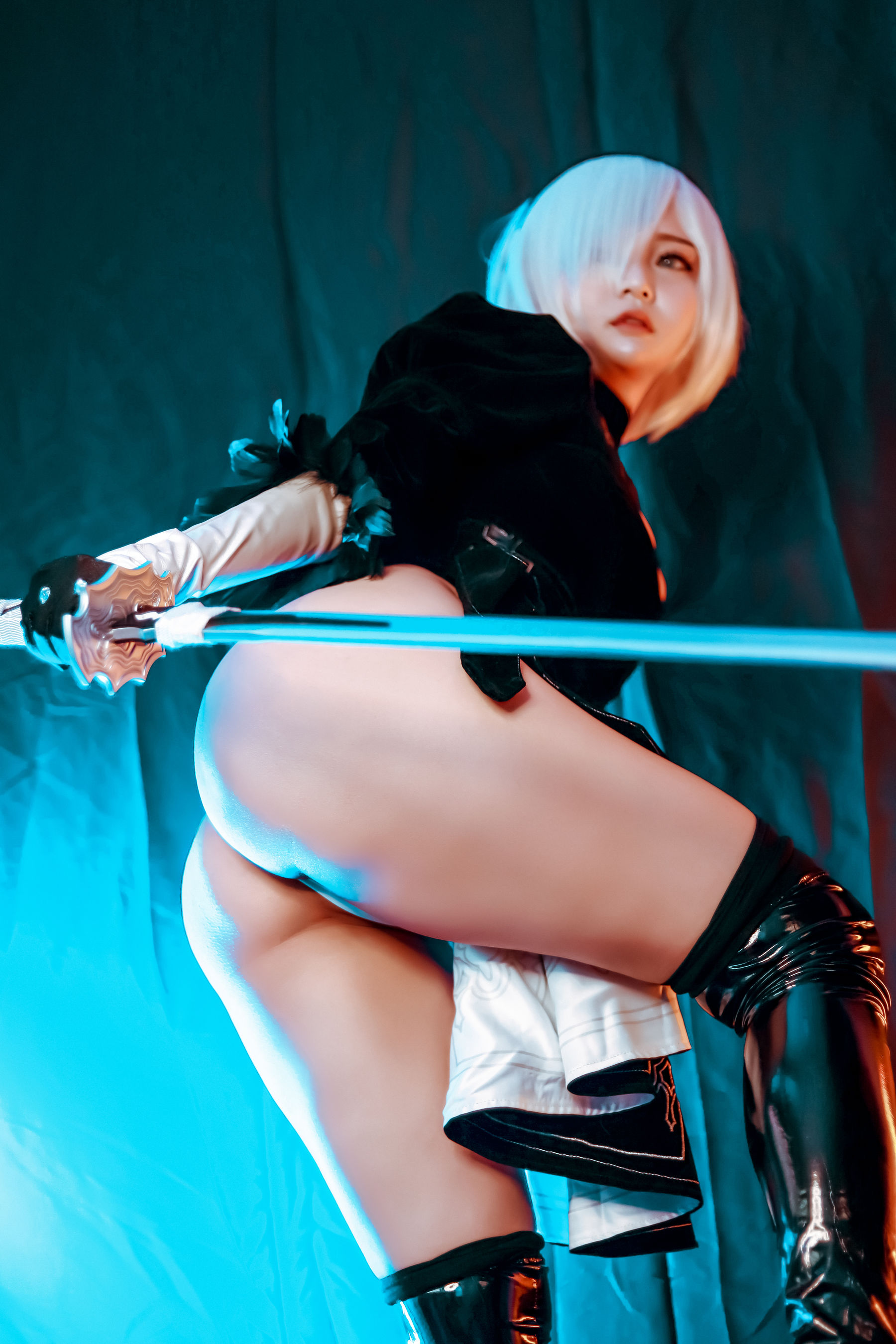 Coser小姐姐Potato Godzilla – 2B [20P] - 秀人网免费无水印在线套图写真