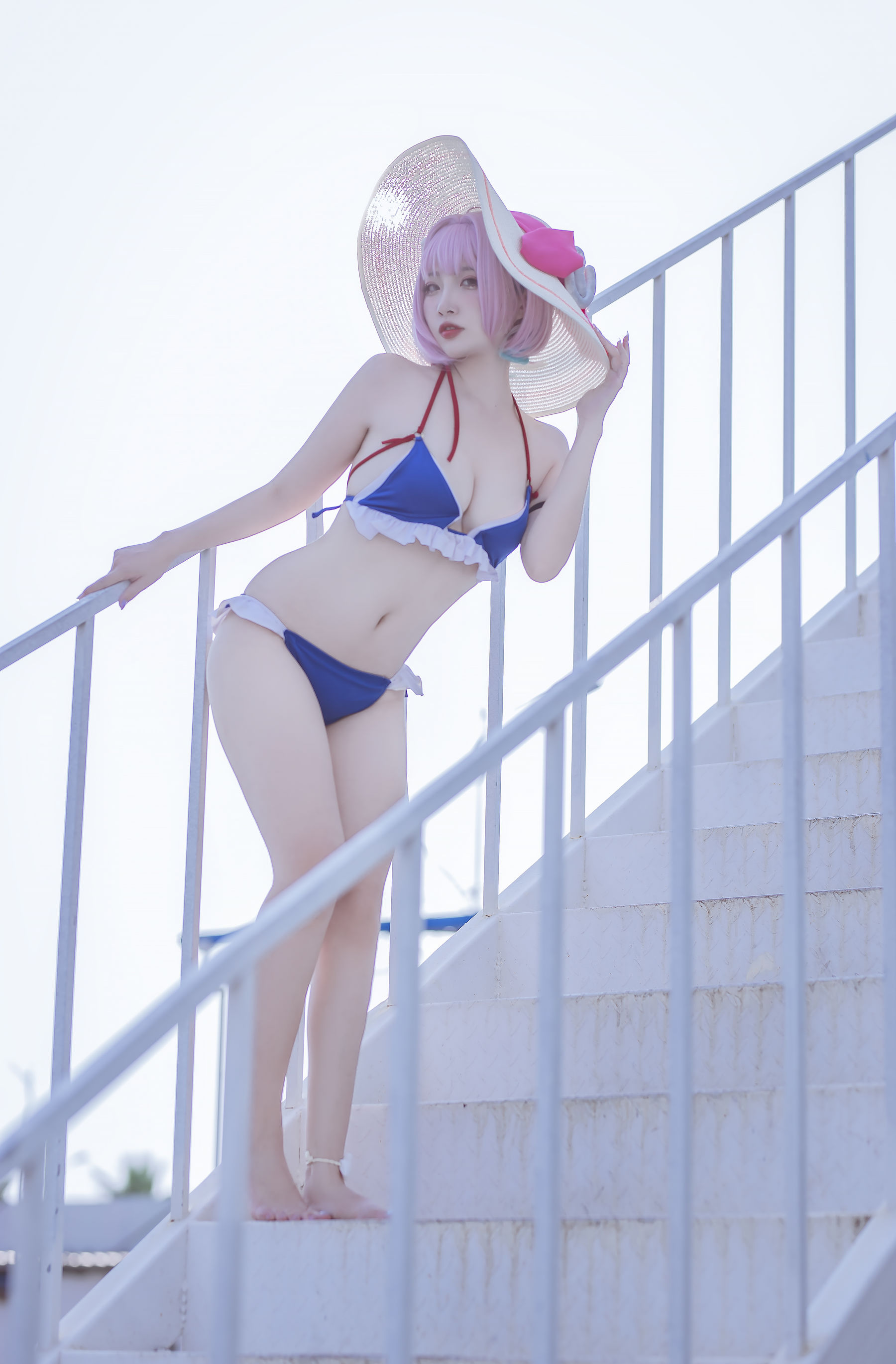 人气Coser二佐Nisa – 碧蓝 塔尔图泳装 [23P] - 秀人网免费无水印在线套图写真