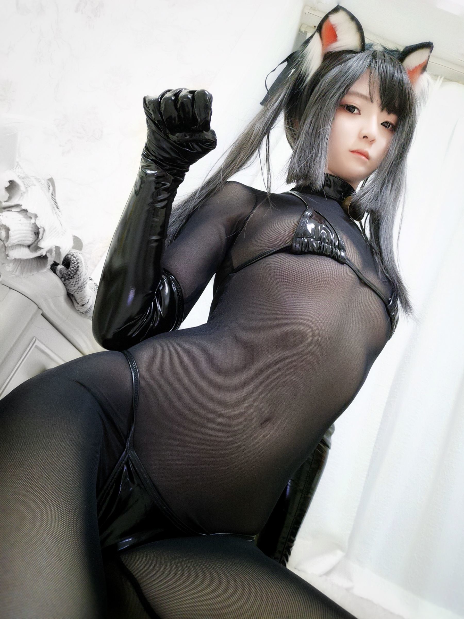 [萝莉COS] 一小央泽 – 黑猫巧克力派 [34P] - 秀人网免费无水印在线套图写真