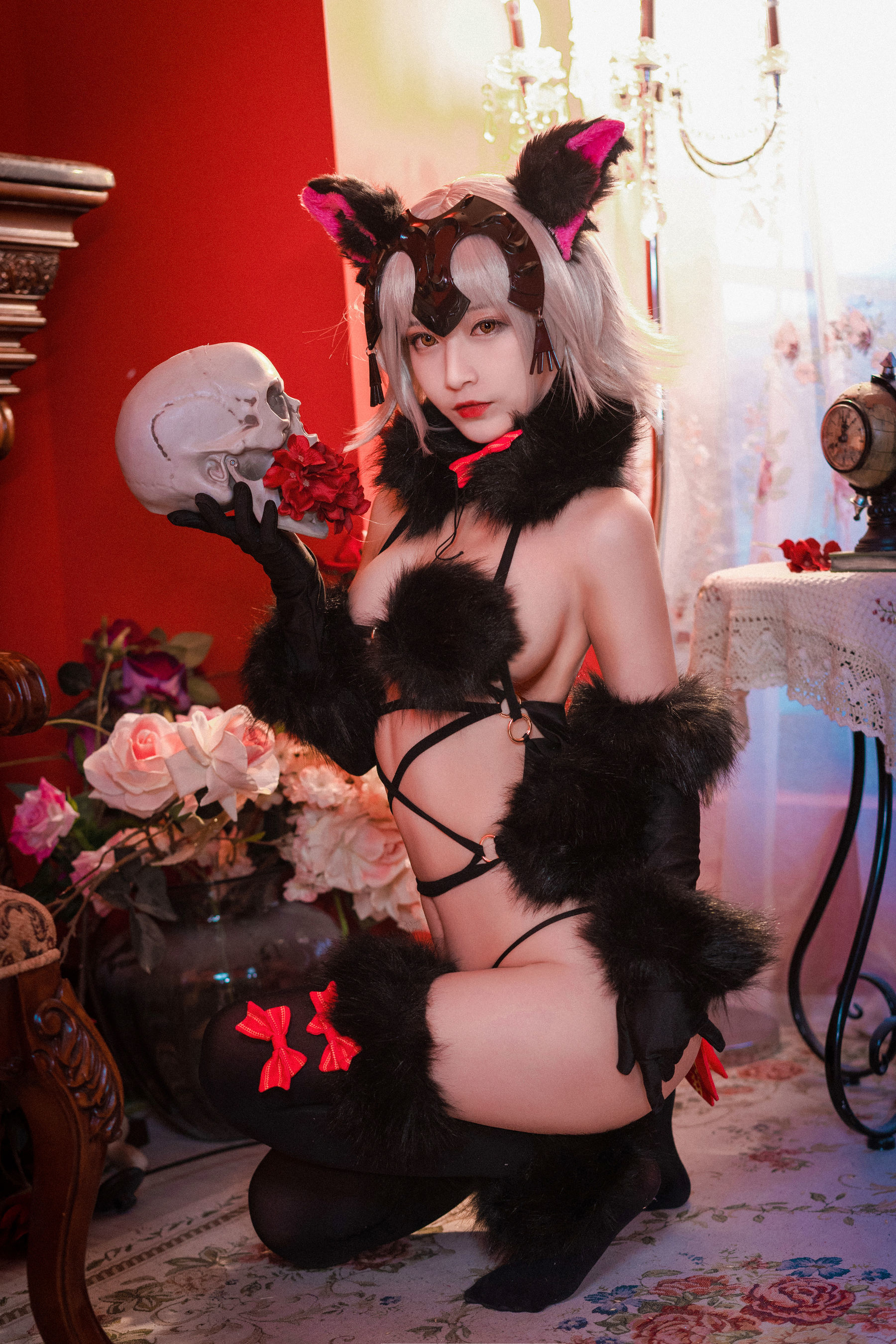 动漫博主铁板烧鬼舞w 花魁2 [29P] - 秀人网免费无水印在线套图写真