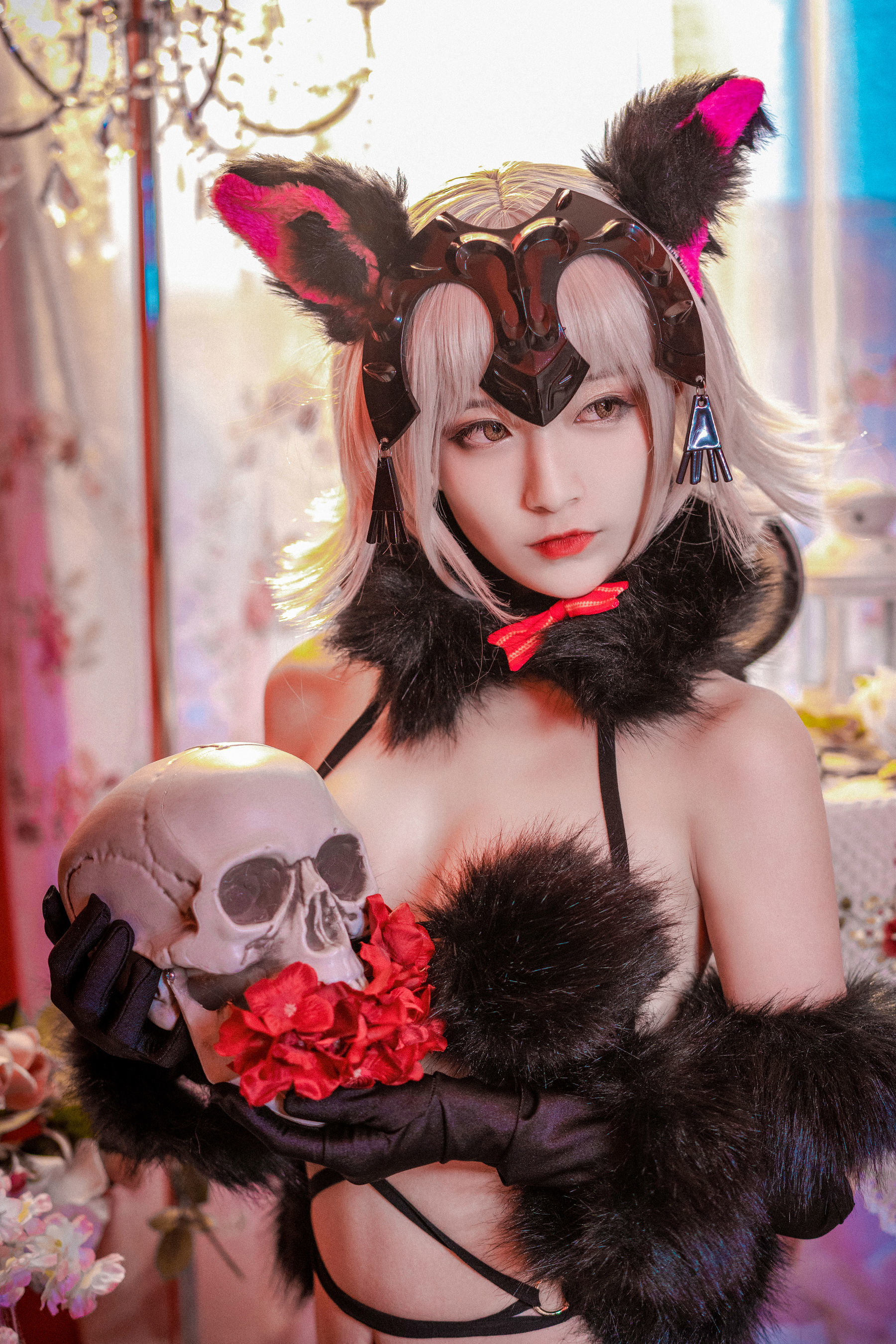 动漫博主铁板烧鬼舞w 花魁2 [29P] - 秀人网免费无水印在线套图写真