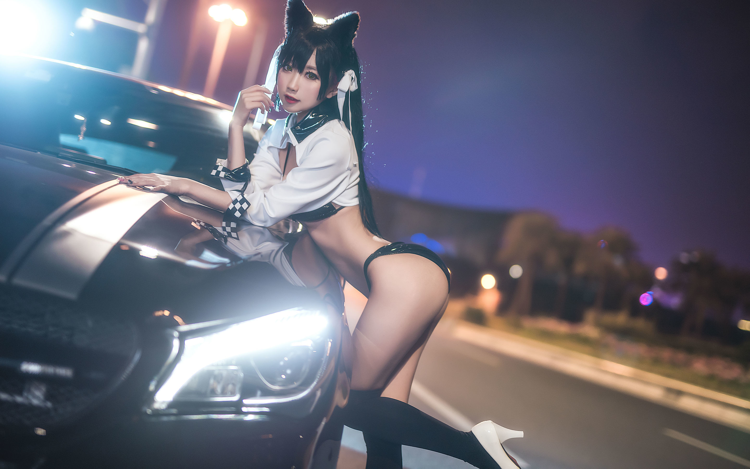 [萝莉COS] 鬼畜瑶 – 爱宕赛车娘 [11P] - 秀人网免费无水印在线套图写真