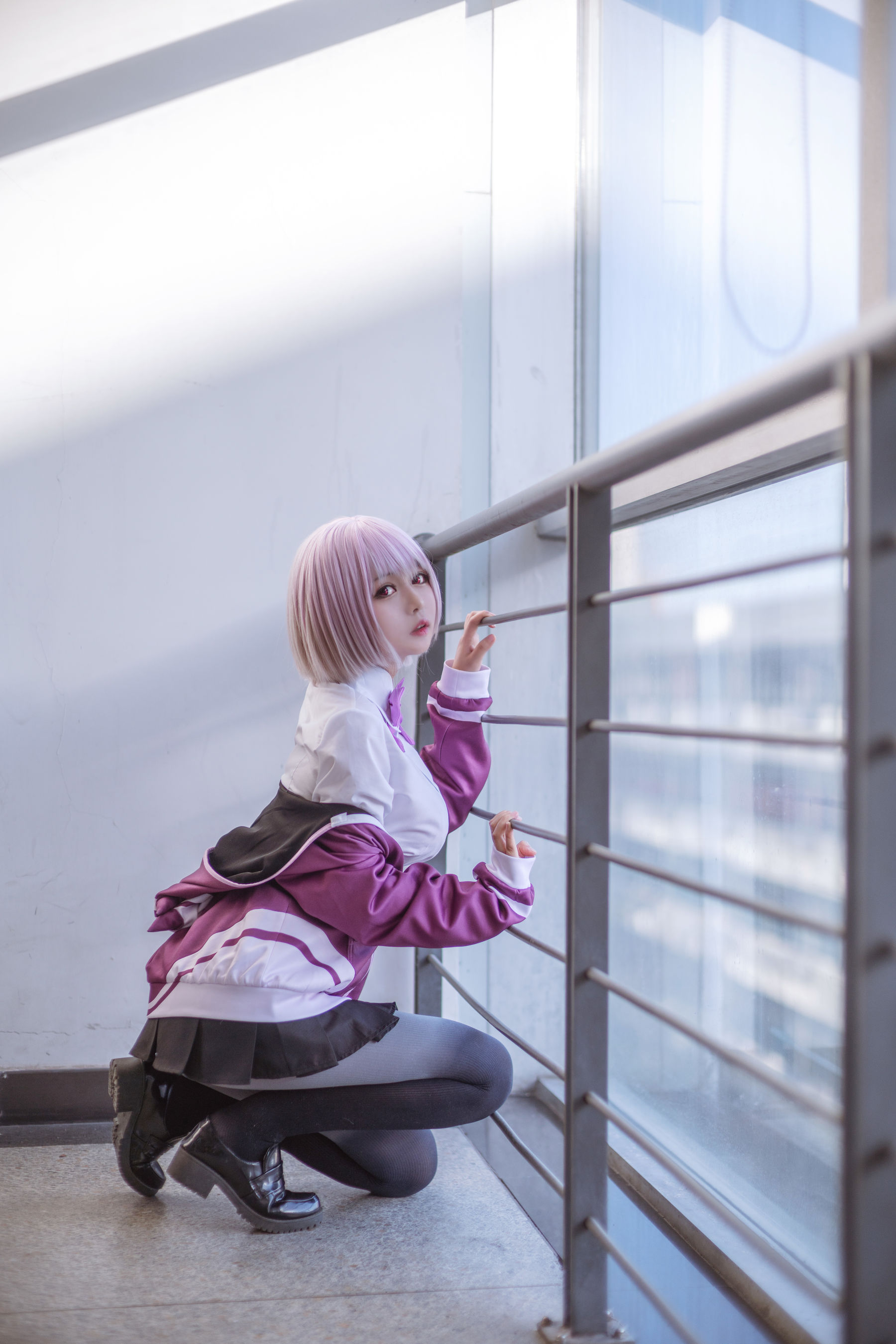 大眼萌妹黑猫猫OvO – 新条茜 [9P] - 秀人网免费无水印在线套图写真