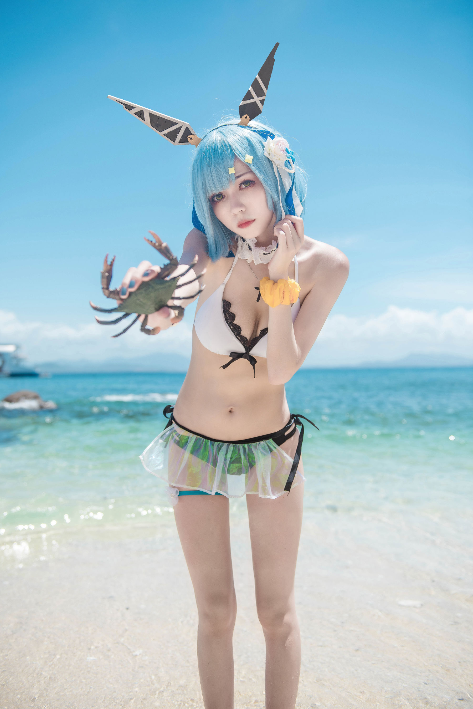 [Cosplay写真] 小妖精你的负卿 – 加斯科涅 [24P] - 秀人网免费无水印在线套图写真