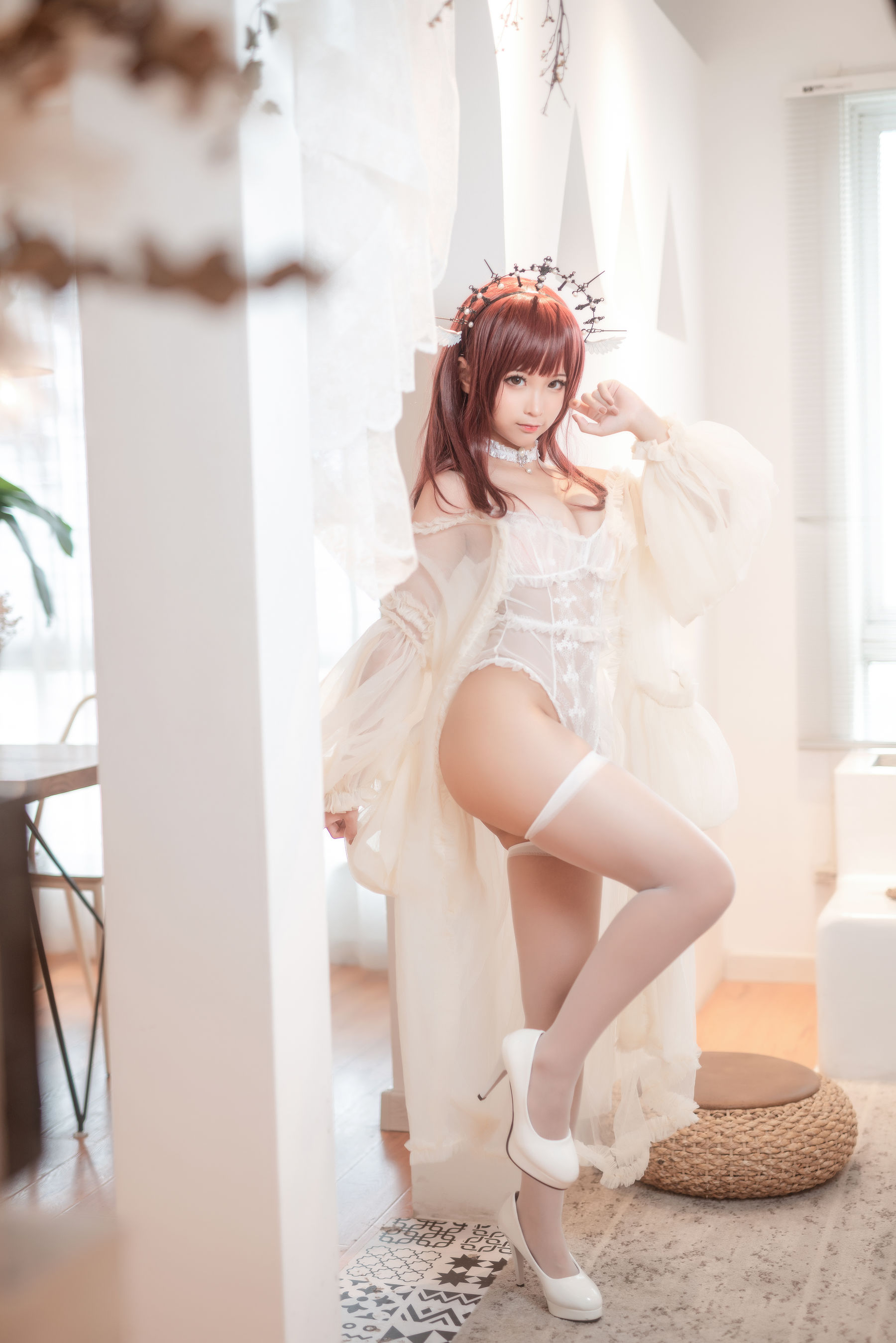 动漫博主蠢沫沫 – 火天使 [40P] - 秀人网免费无水印在线套图写真