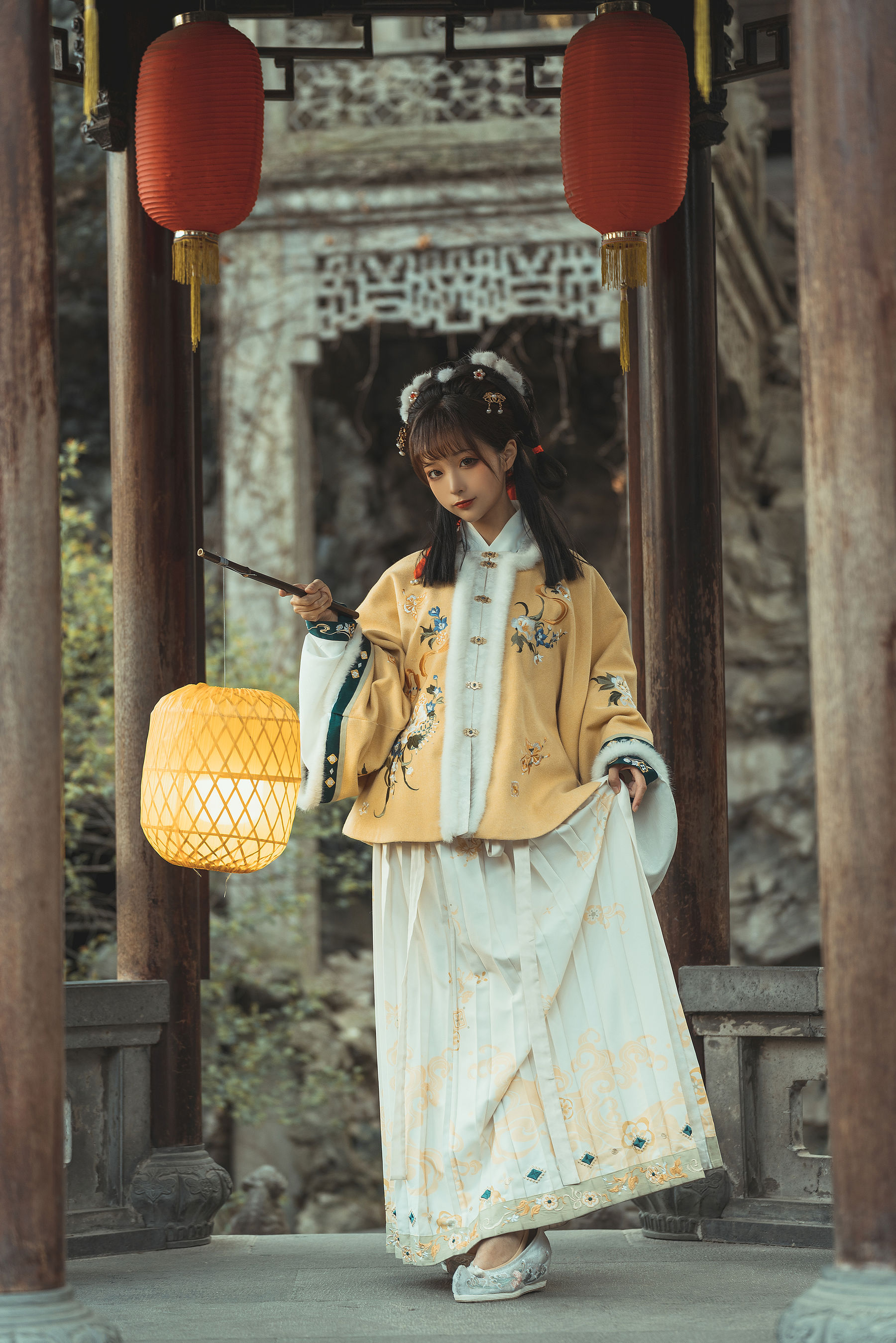 动漫博主蠢沫沫 – 汉服私影 [9P] - 秀人网免费无水印在线套图写真