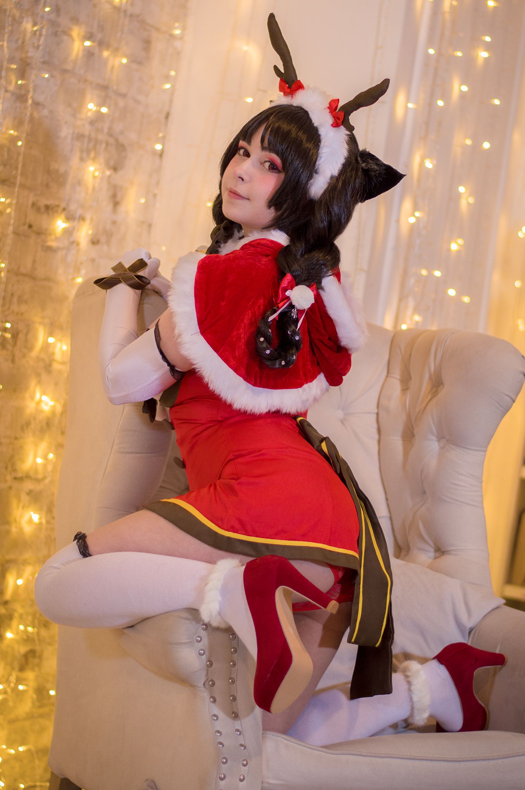 Yoshinobi – Ooshio Xmas (Azur Lane) [31P] - 秀人网免费无水印在线套图写真