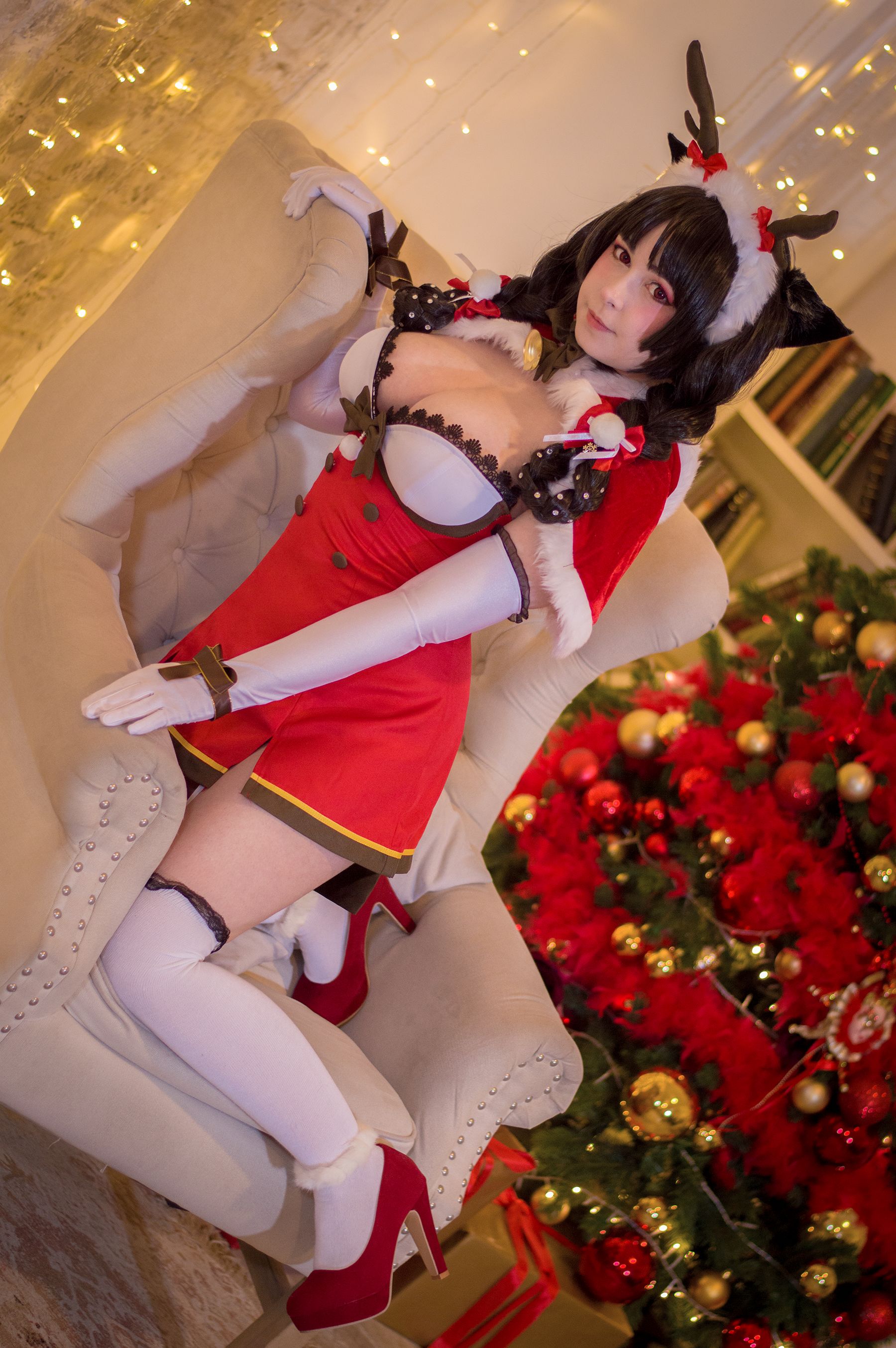 Yoshinobi – Ooshio Xmas (Azur Lane) [31P] - 秀人网免费无水印在线套图写真