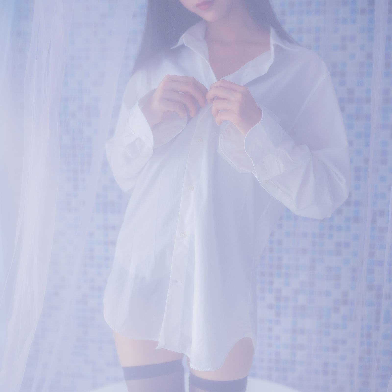 [萝莉COS] 木绵绵OwO – 白衬衫黑丝死库水 [30P] - 秀人网免费无水印在线套图写真