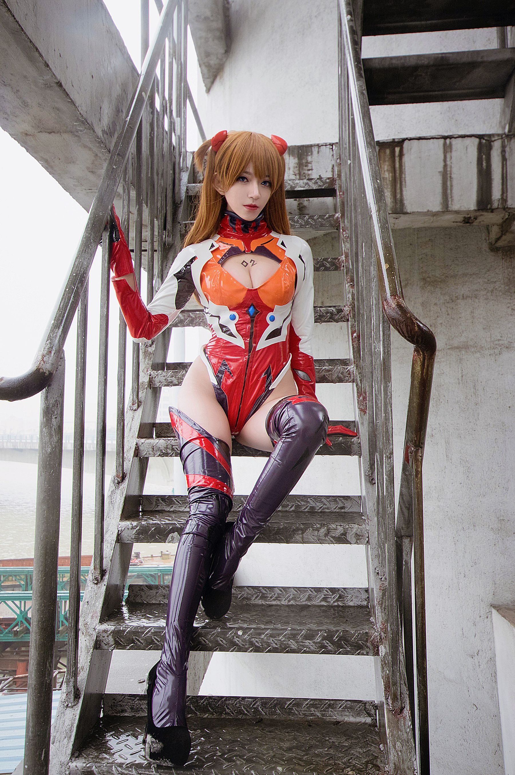 Coser__KETTOE – asuka battle suit [18P] - 秀人网免费无水印在线套图写真