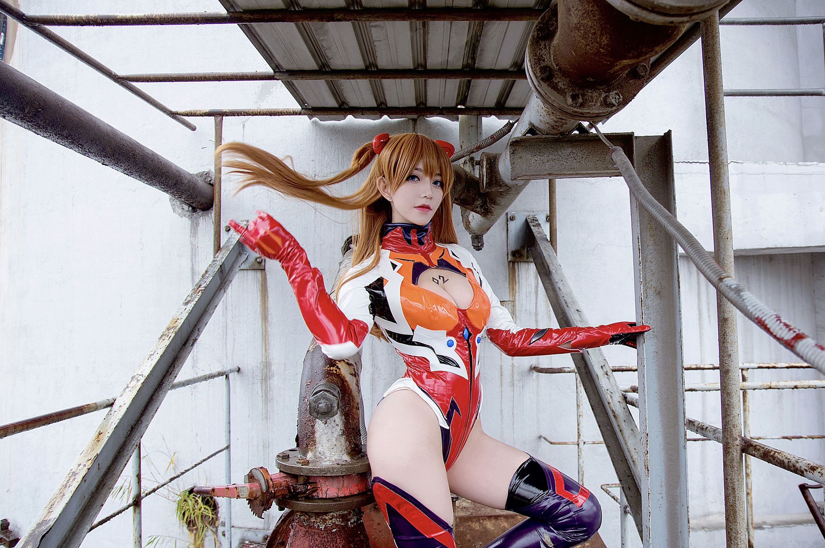 Coser__KETTOE – asuka battle suit [18P] - 秀人网免费无水印在线套图写真