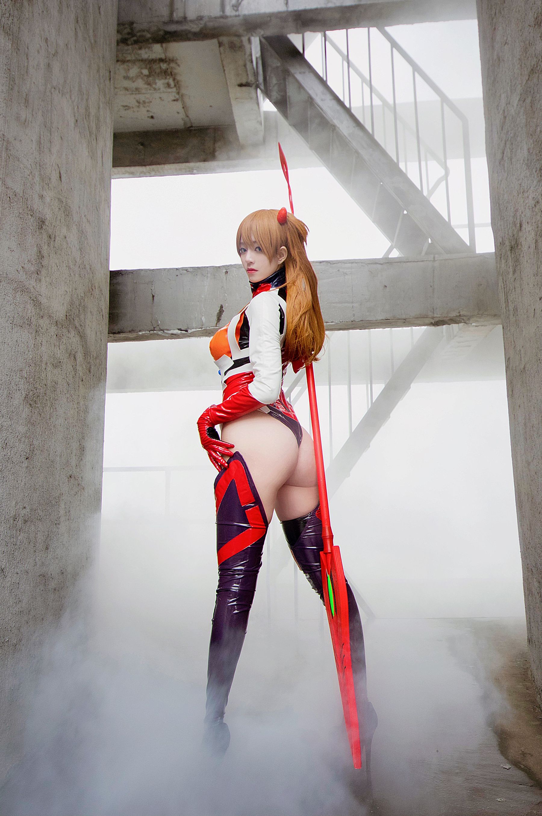 Coser__KETTOE – asuka battle suit [18P] - 秀人网免费无水印在线套图写真