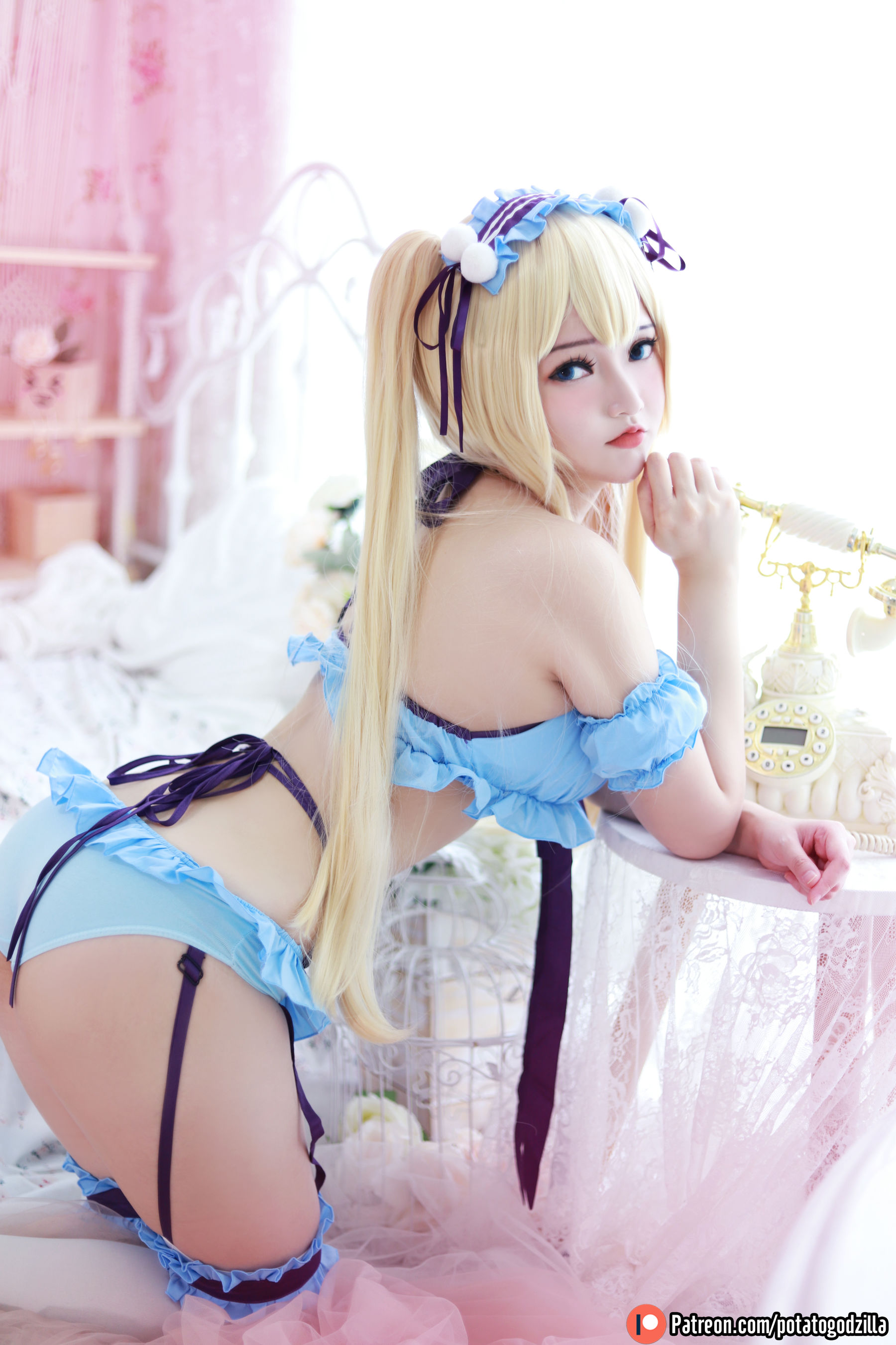 Coser小姐姐Potato Godzilla – Eriri Spencer Sawamura [43P] - 秀人网免费无水印在线套图写真