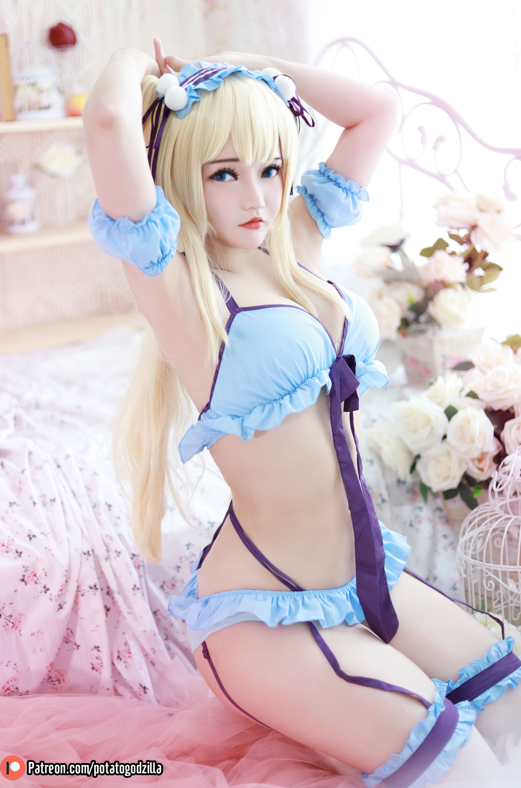 Coser小姐姐Potato Godzilla – Eriri Spencer Sawamura [43P] - 秀人网免费无水印在线套图写真